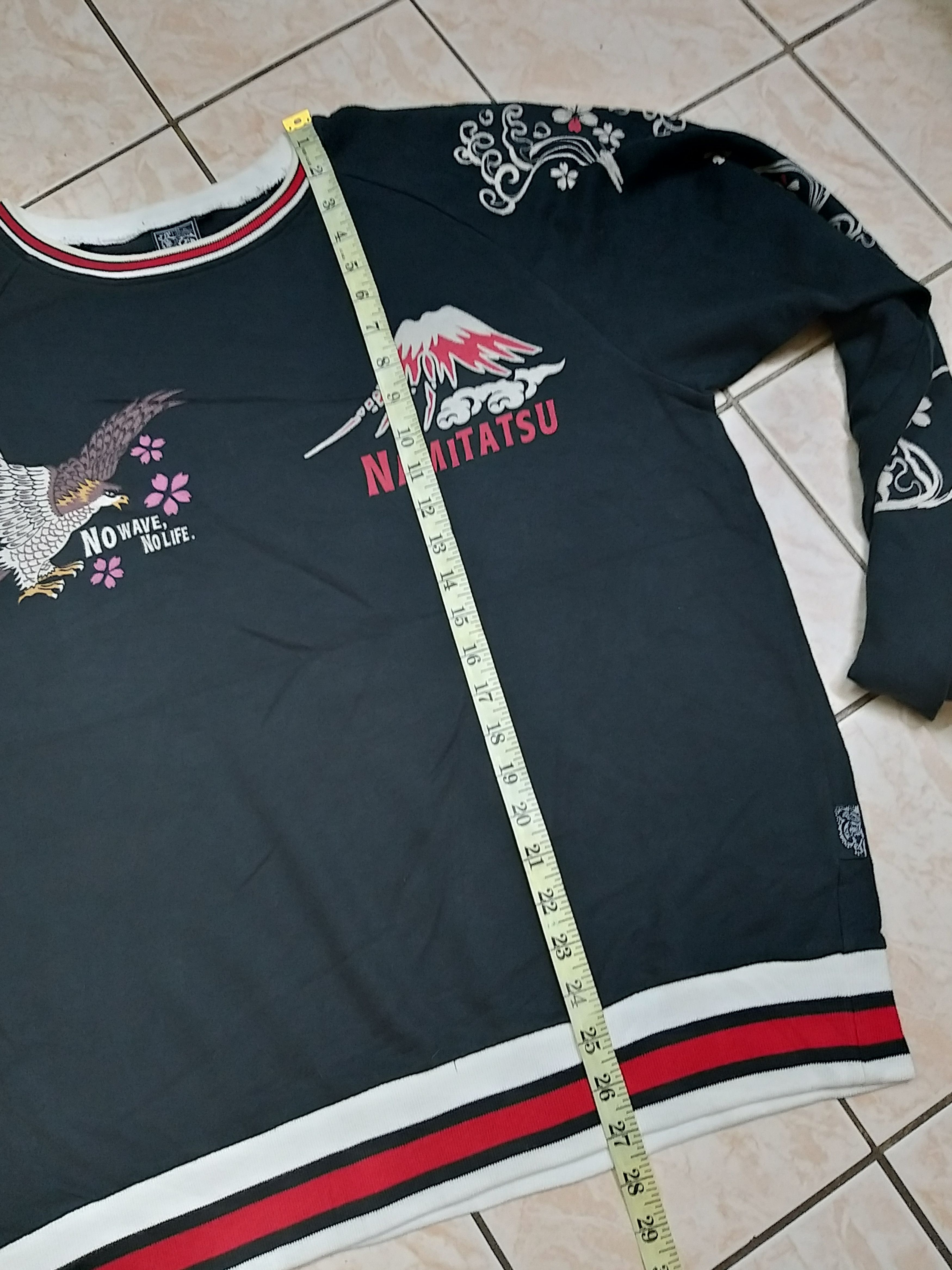 Japanese Brand SUKAJAN JAPANESE BIG WAVE RIDER EAGLE PULLOVER SWEATSHIRT Size US XL / EU 56 / 4 - 6 Thumbnail