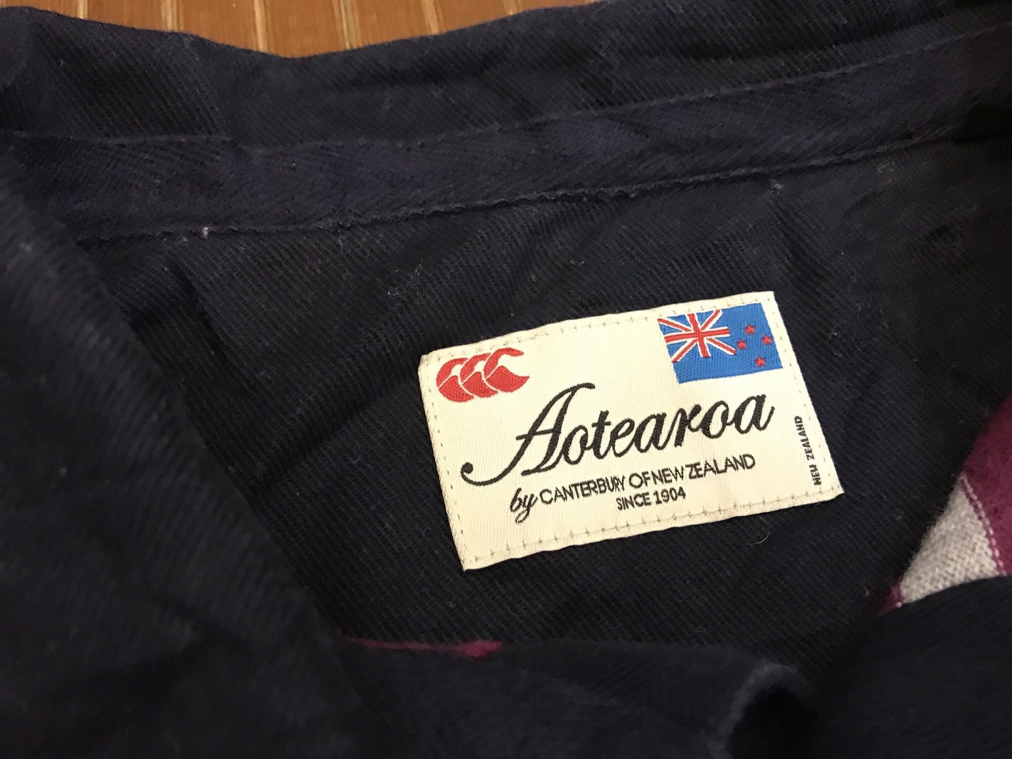 Super-Sized Canterburry Aotearoa Striped Long Sleeves Shirt