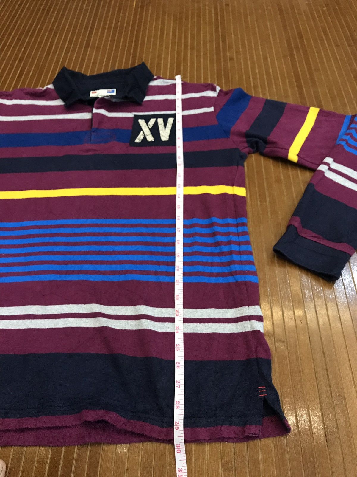 Super-Sized Canterburry Aotearoa Striped Long Sleeves Shirt
