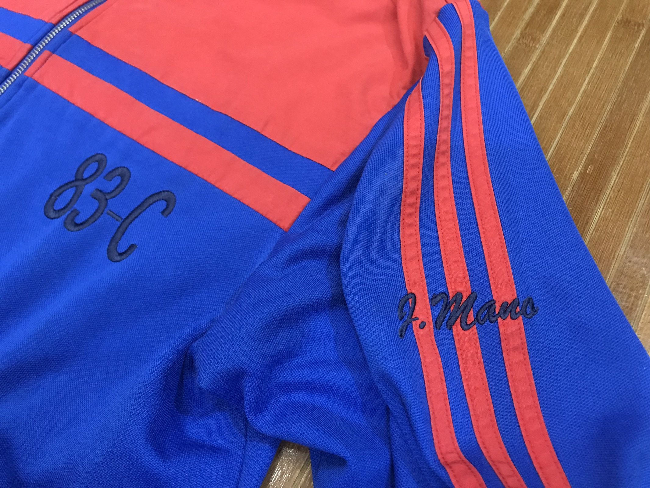 Adidas ADIDAS ORIGINALS 83-C TRACK SUIT JACKET ZIPPER J.MANO Size US L / EU 52-54 / 3 - 4 Thumbnail