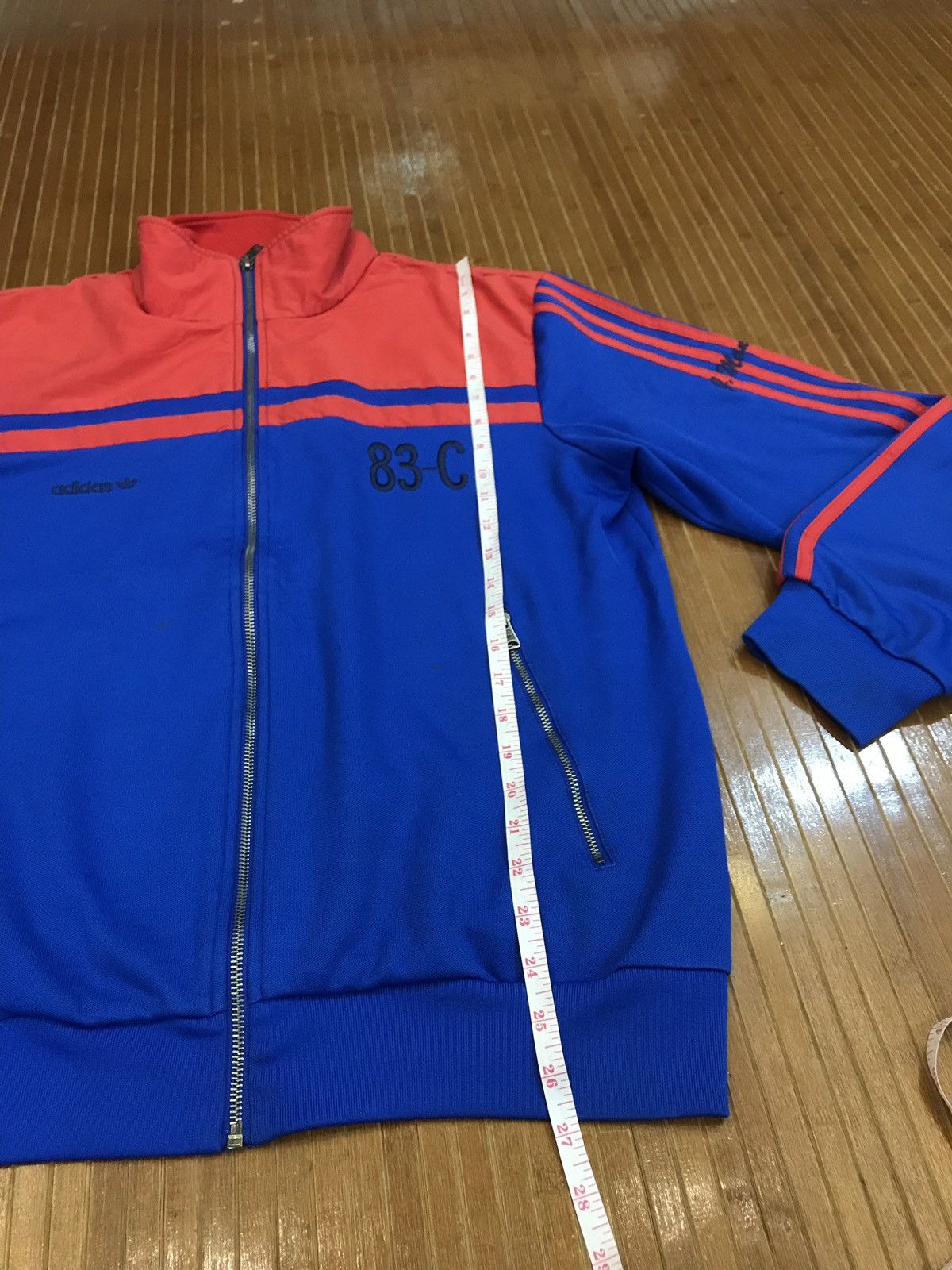 Adidas ADIDAS ORIGINALS 83-C TRACK SUIT JACKET ZIPPER J.MANO Size US L / EU 52-54 / 3 - 7 Thumbnail