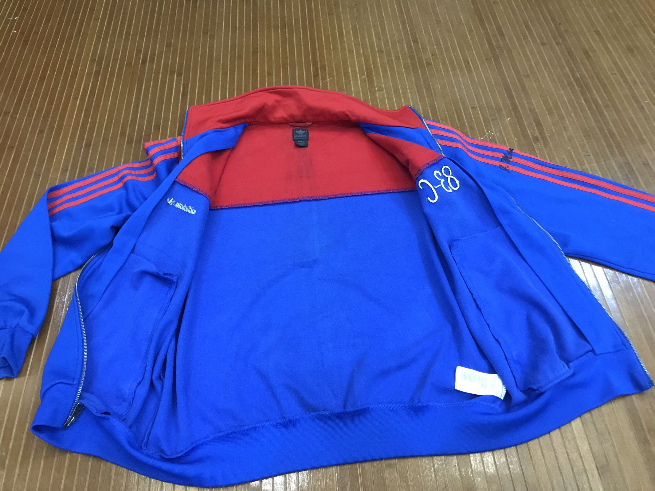 Adidas ADIDAS ORIGINALS 83-C TRACK SUIT JACKET ZIPPER J.MANO Size US L / EU 52-54 / 3 - 11 Thumbnail