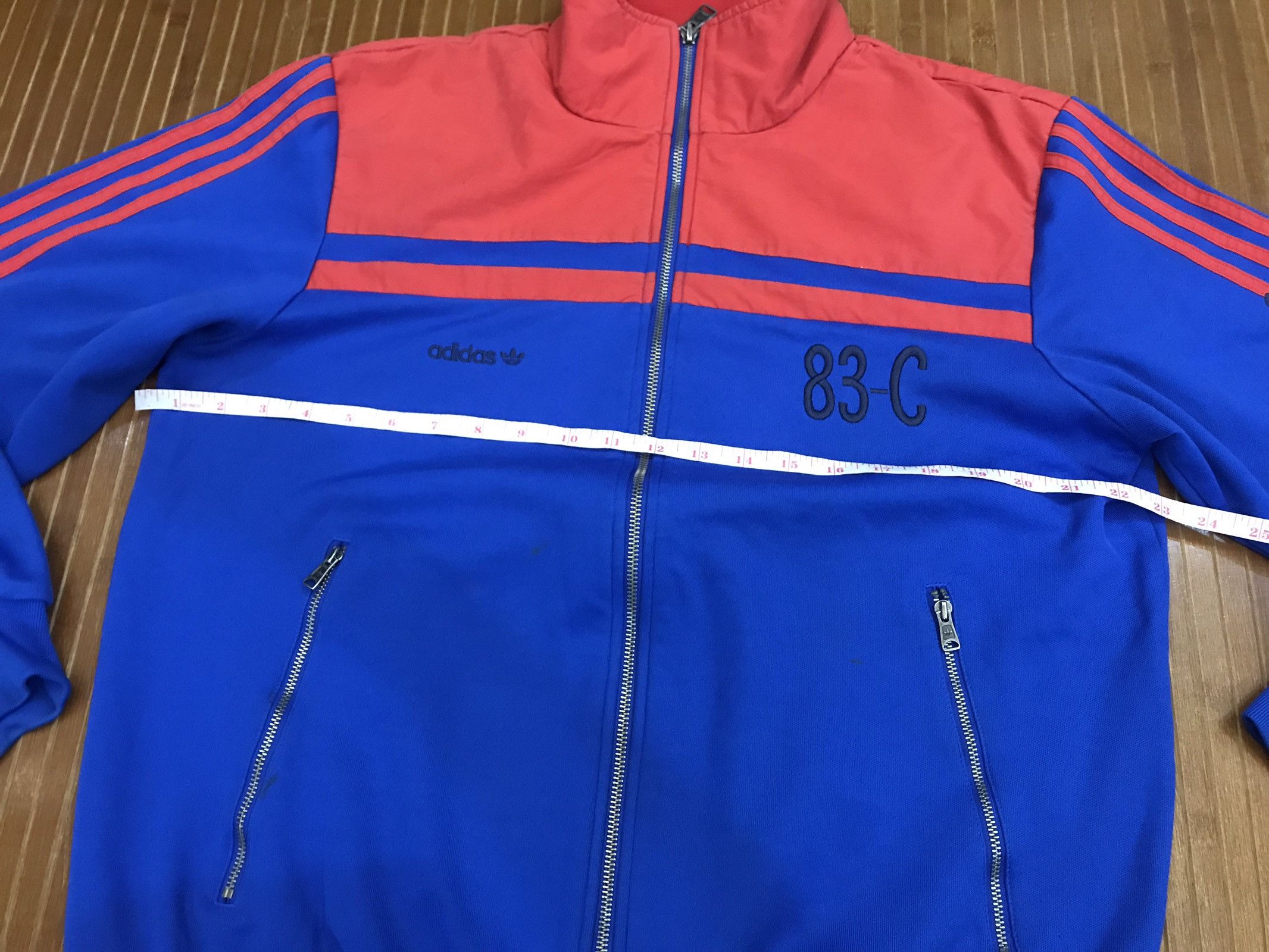Adidas ADIDAS ORIGINALS 83-C TRACK SUIT JACKET ZIPPER J.MANO Size US L / EU 52-54 / 3 - 6 Thumbnail