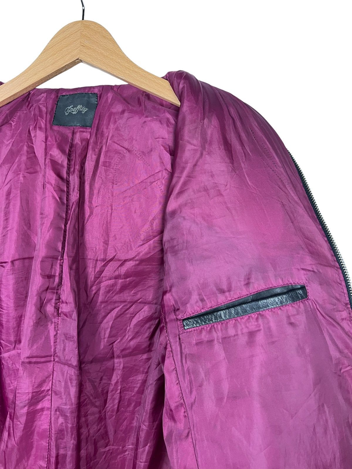 GOA Graffity 🇯🇵 Exclusive Zipper Goat Leather Jacket Size US M / EU 48-50 / 2 - 12 Thumbnail