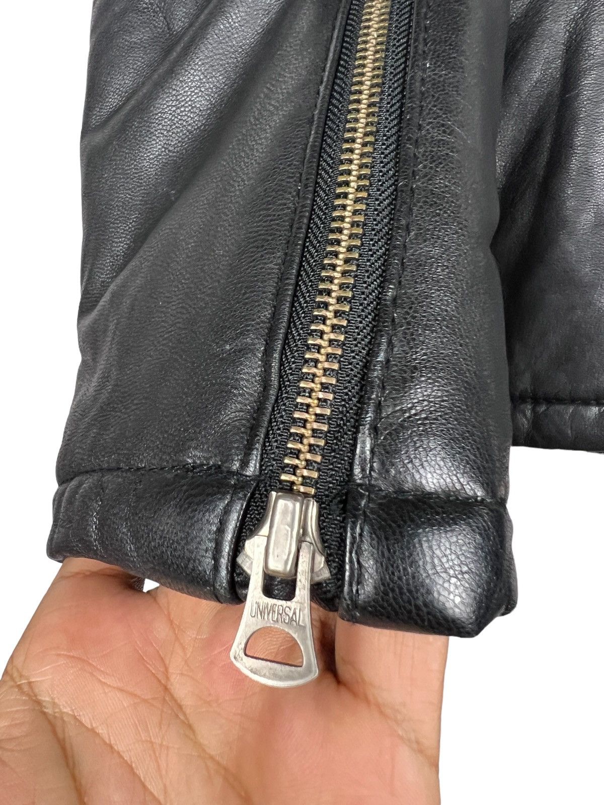 GOA Graffity 🇯🇵 Exclusive Zipper Goat Leather Jacket Size US M / EU 48-50 / 2 - 8 Thumbnail