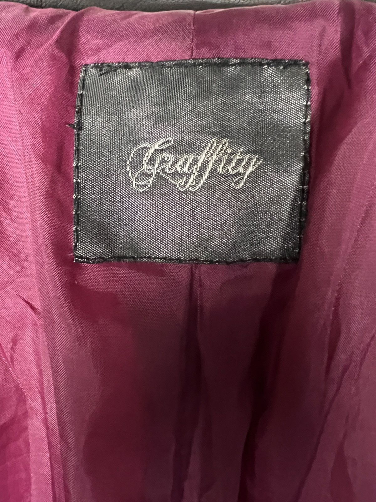 GOA Graffity 🇯🇵 Exclusive Zipper Goat Leather Jacket Size US M / EU 48-50 / 2 - 14 Thumbnail