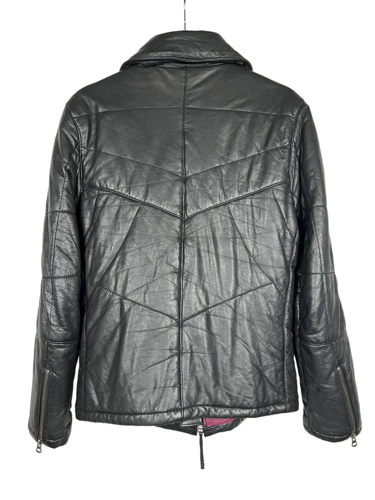 GOA Graffity 🇯🇵 Exclusive Zipper Goat Leather Jacket Size US M / EU 48-50 / 2 - 2 Thumbnail