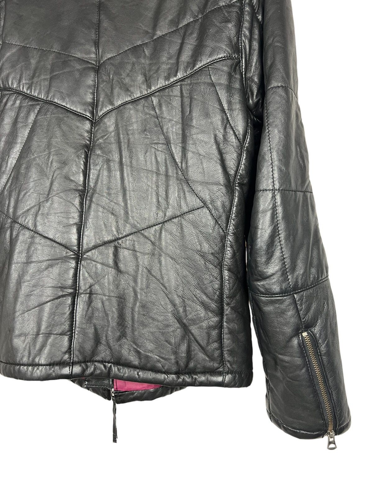 GOA Graffity 🇯🇵 Exclusive Zipper Goat Leather Jacket Size US M / EU 48-50 / 2 - 9 Thumbnail
