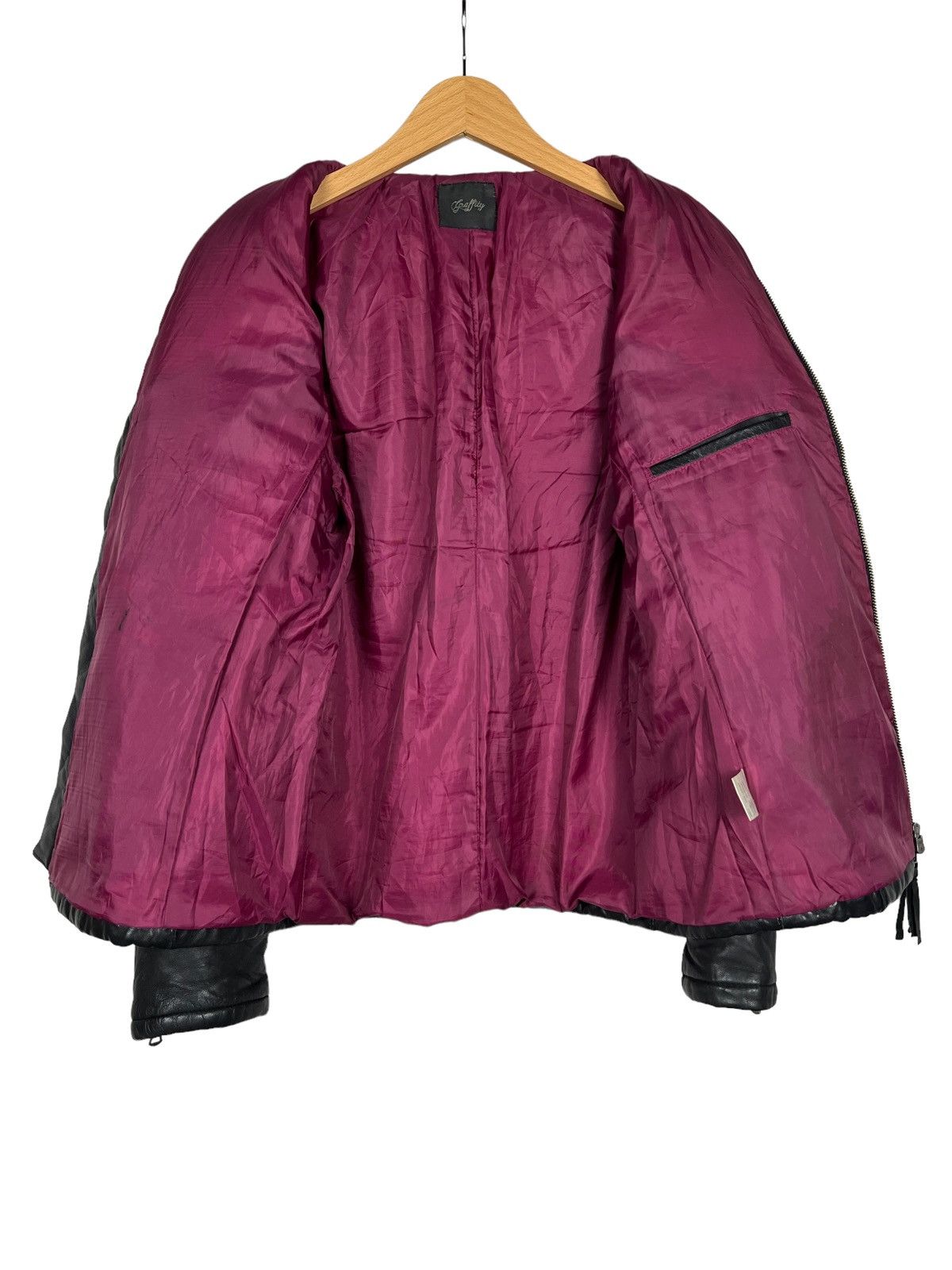 GOA Graffity 🇯🇵 Exclusive Zipper Goat Leather Jacket Size US M / EU 48-50 / 2 - 11 Thumbnail
