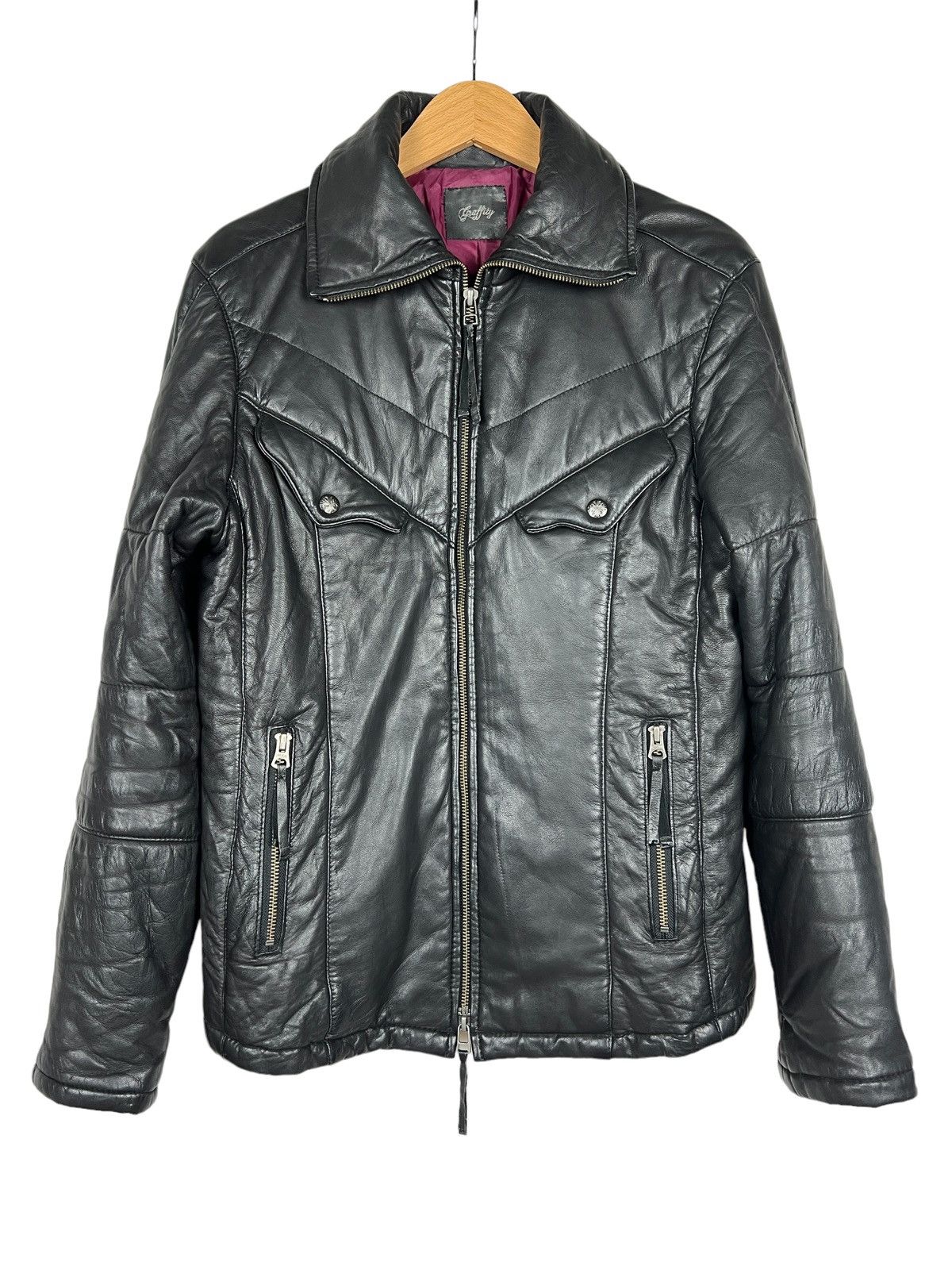 BUFFALO BOBS × Japanese Brand Buffalo bob leather zipper blazer