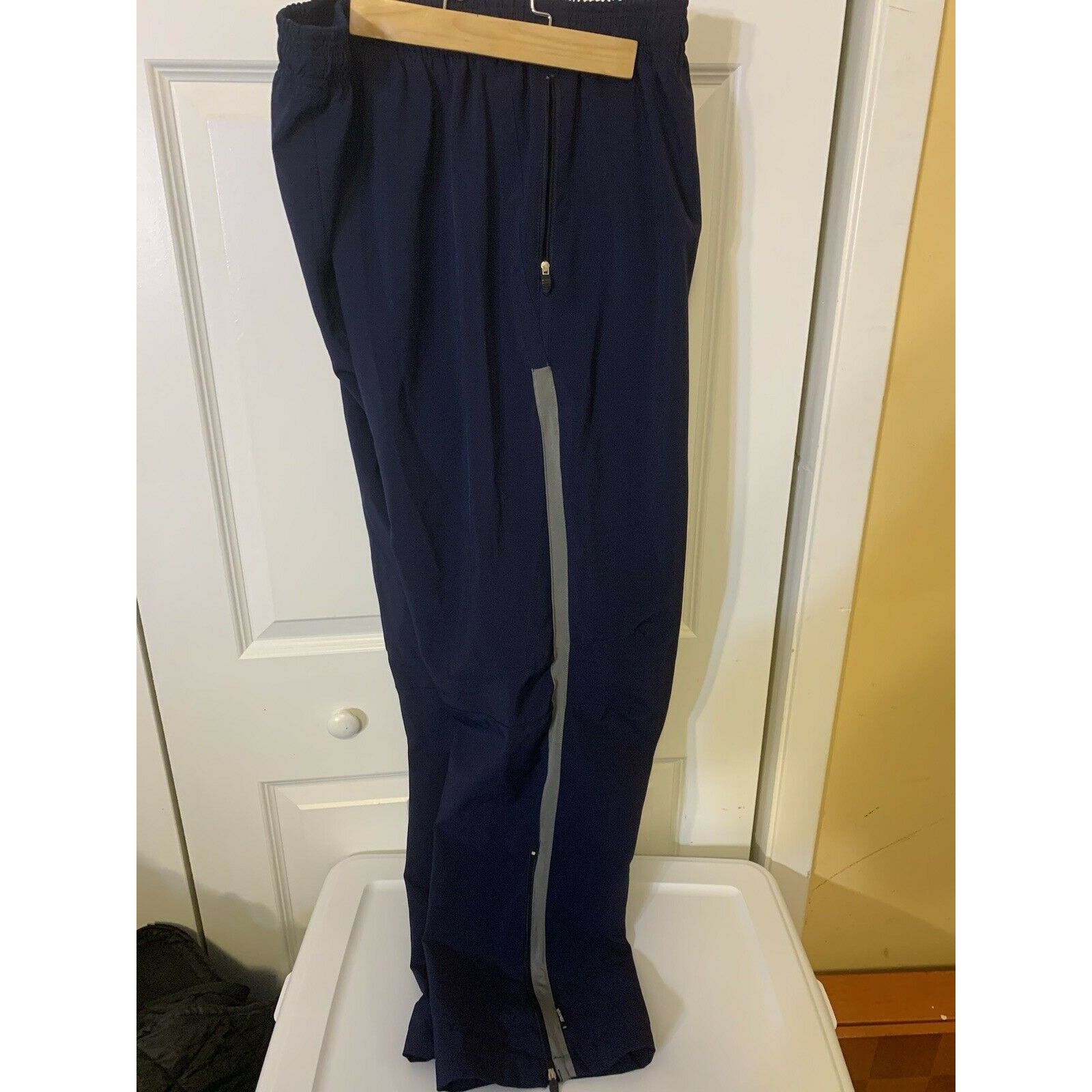 Starter Starter Men’s Sz XL Windbreaker Jogging Track Pants Navy Blu Size US 40 / EU 56 - 6 Thumbnail