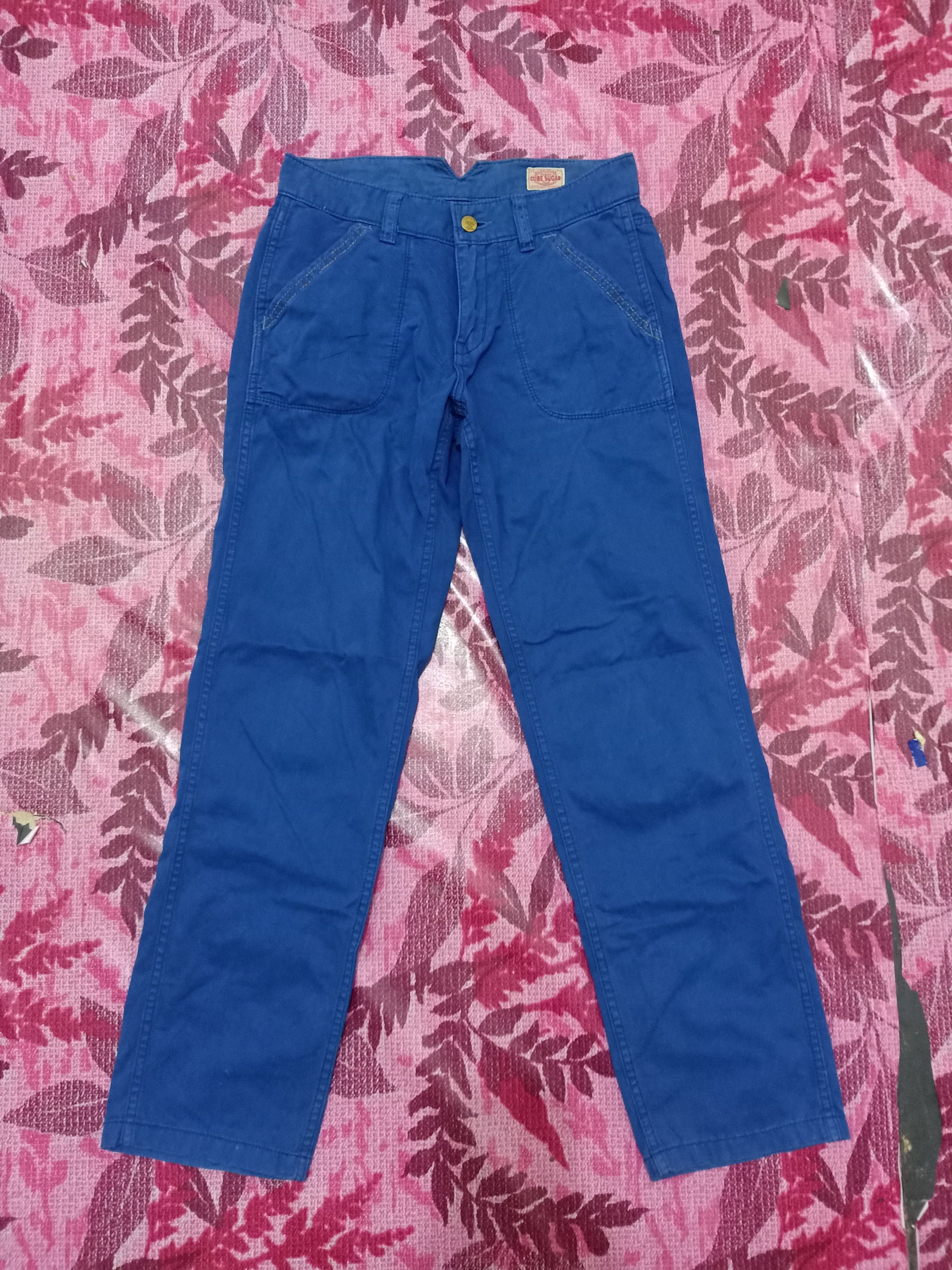 Vtg Thrashed Cube Sugar inspired number nine design Pants