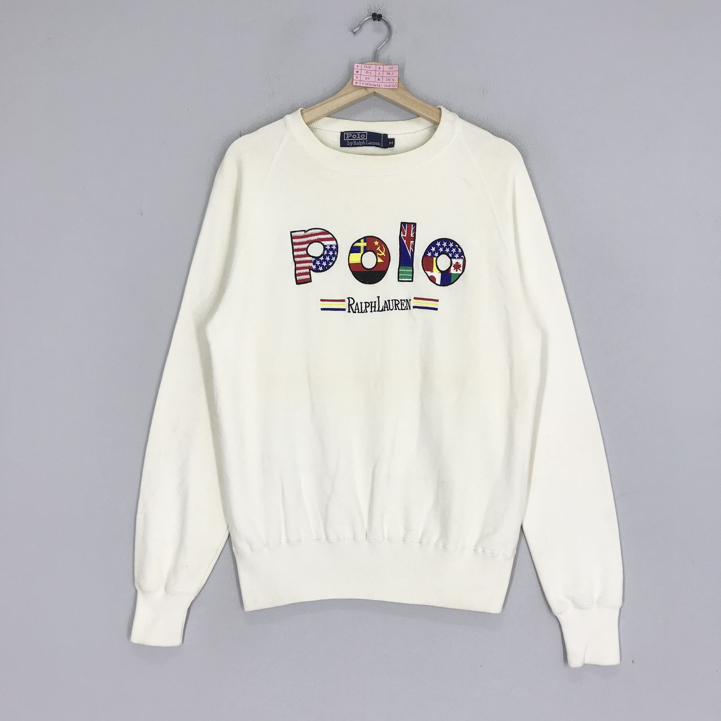 Vintage 90s Polo by Ralph Lauren Polo Sport Flag Big Logo