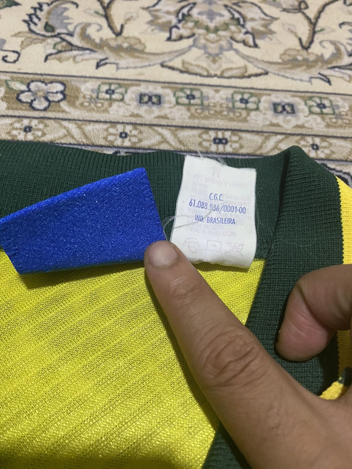 Penalty × Vintage GRAILED! 94’ Official Brazil Football Jersey Fullprint Size US M / EU 48-50 / 2 - 7 Thumbnail