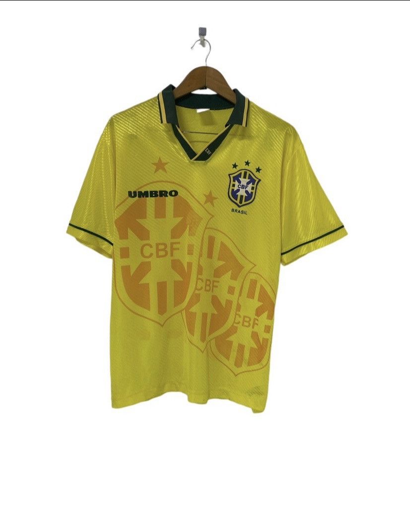 Penalty × Vintage GRAILED! 94’ Official Brazil Football Jersey Fullprint Size US M / EU 48-50 / 2 - 3 Thumbnail