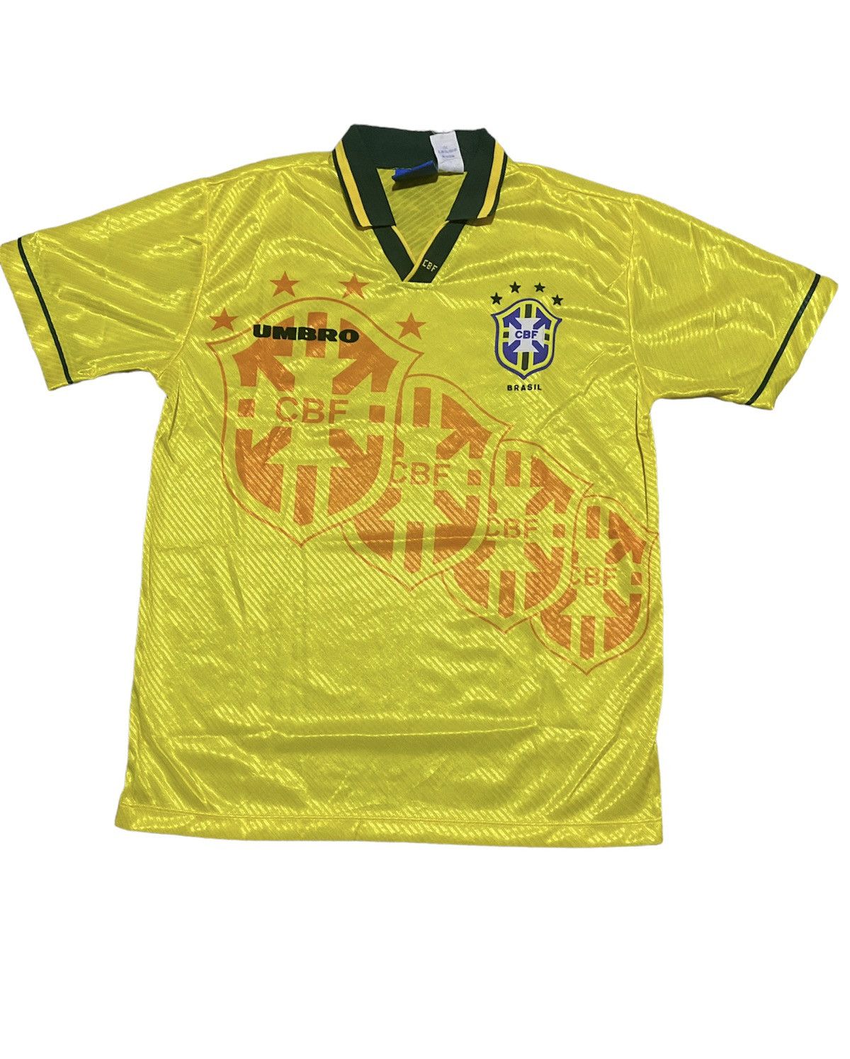 Penalty × Vintage GRAILED! 94’ Official Brazil Football Jersey Fullprint Size US M / EU 48-50 / 2 - 2 Thumbnail
