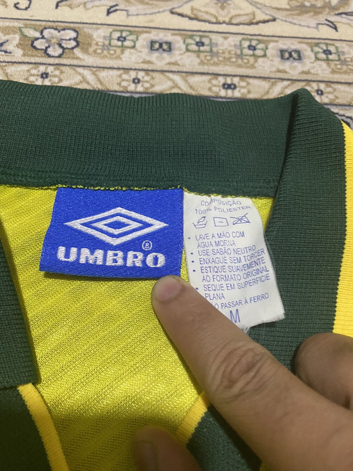 Penalty × Vintage GRAILED! 94’ Official Brazil Football Jersey Fullprint Size US M / EU 48-50 / 2 - 6 Thumbnail