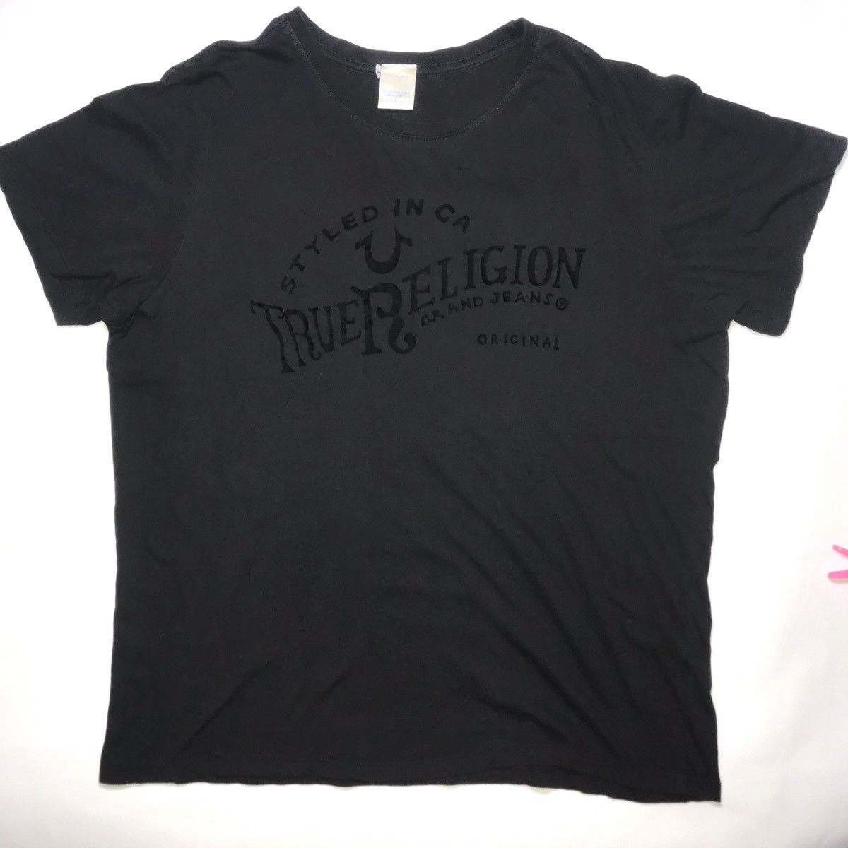 True Religion True Religion Shirt Big Spell out logo vintage jean denim Size US L / EU 52-54 / 3 - 1 Thumbnail