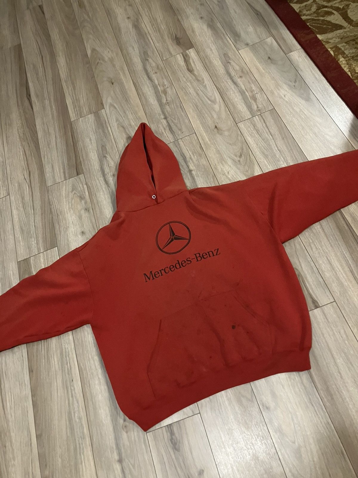 Mercedes-Benz Vintage 90s Mercedes Benz Hoodie Size US L / EU 52-54 / 3 - 3 Thumbnail