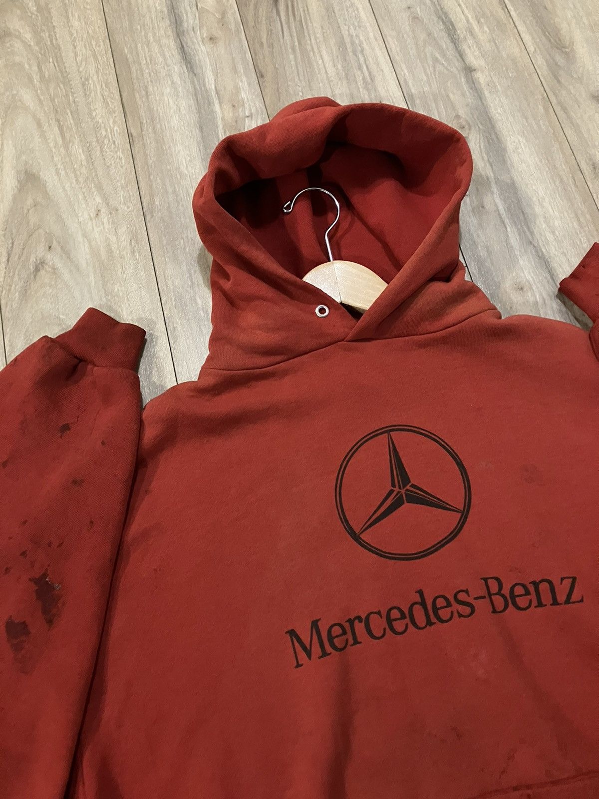 Mercedes-Benz Vintage 90s Mercedes Benz Hoodie Size US L / EU 52-54 / 3 - 4 Thumbnail