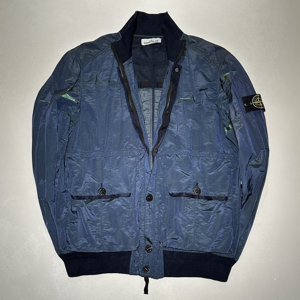 Stone island weft jacket hot sale