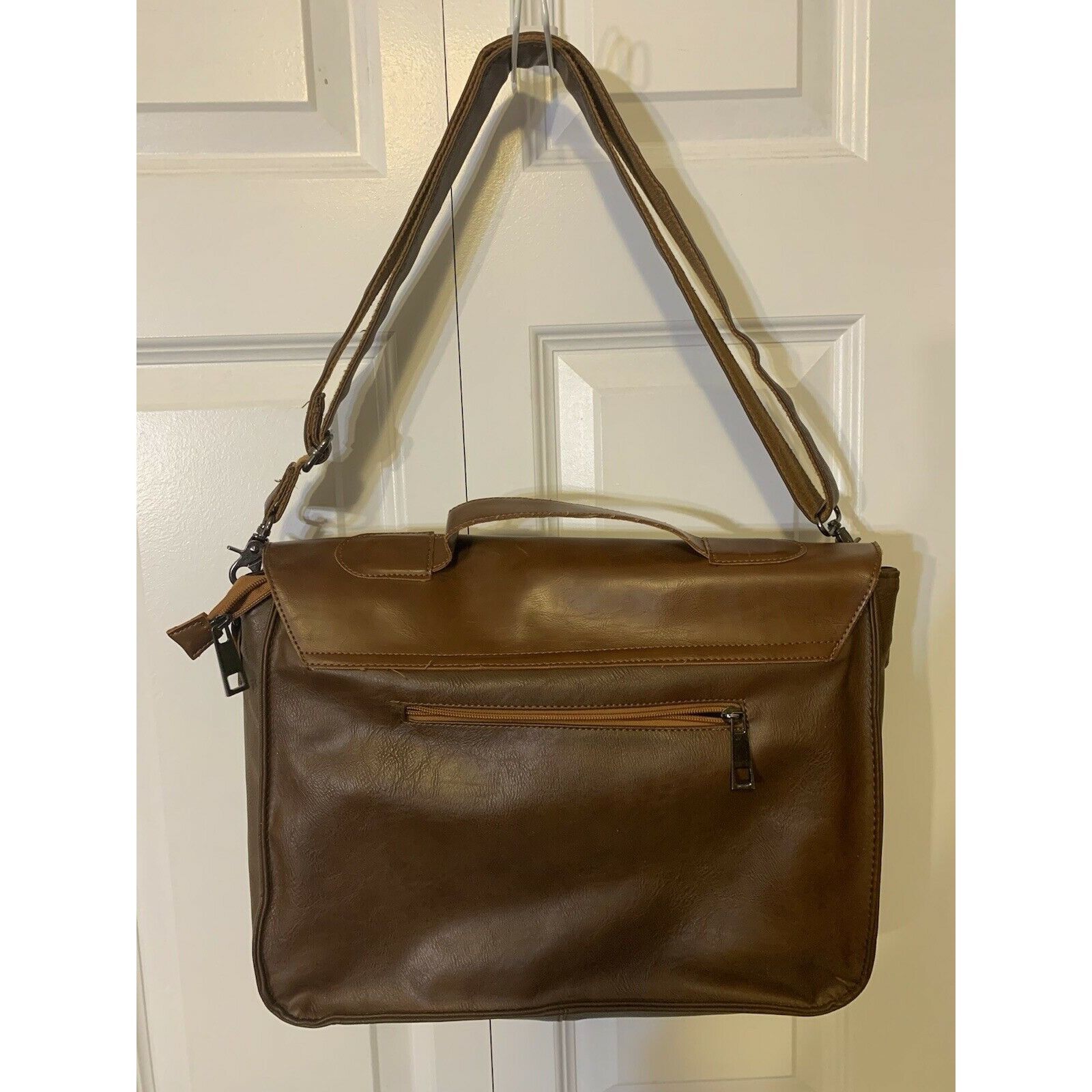 Other Ozebella Brown Flap Buckle Closure Leather Bag Backpack Mess Size ONE SIZE - 6 Thumbnail