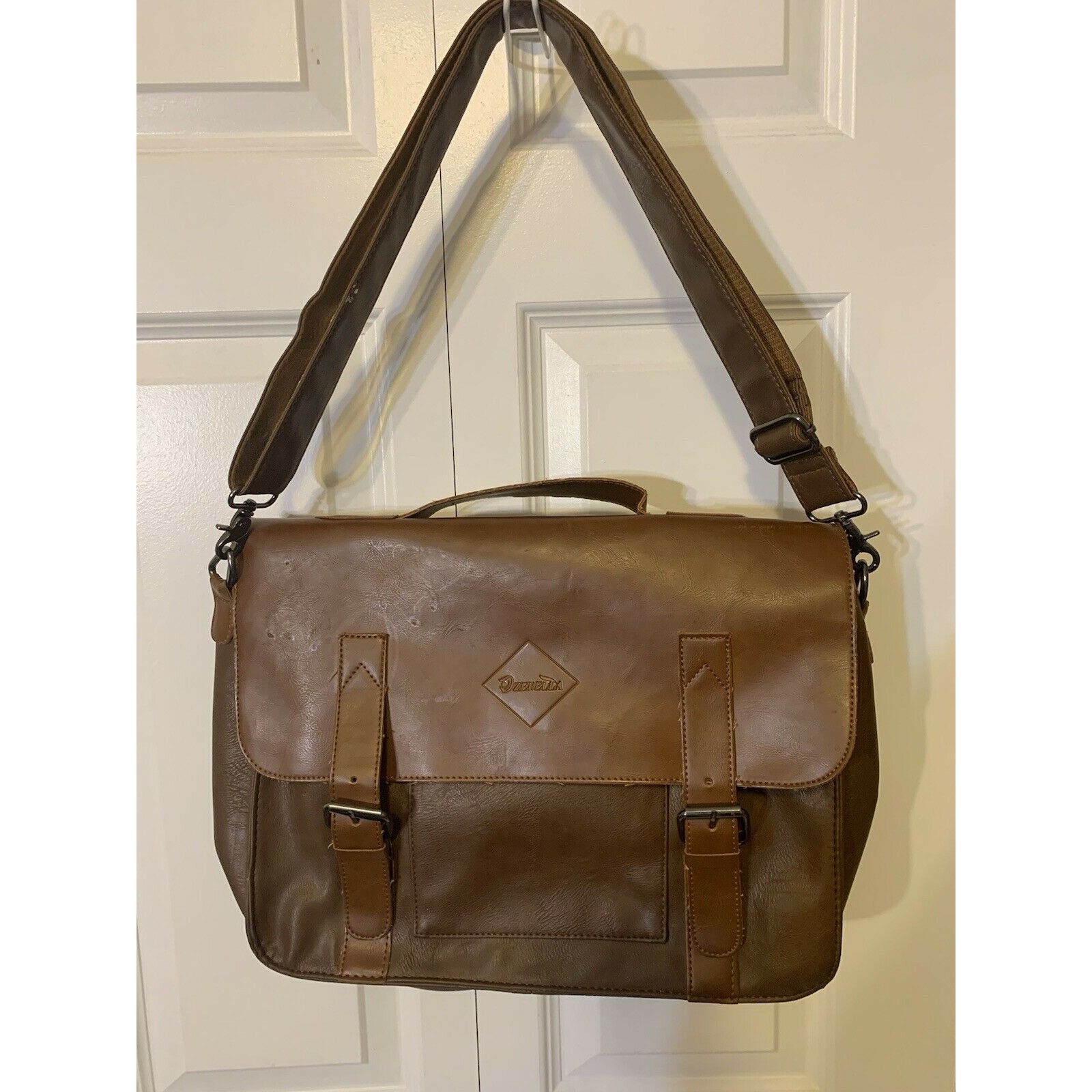 Other Ozebella Brown Flap Buckle Closure Leather Bag Backpack Mess Size ONE SIZE - 3 Thumbnail