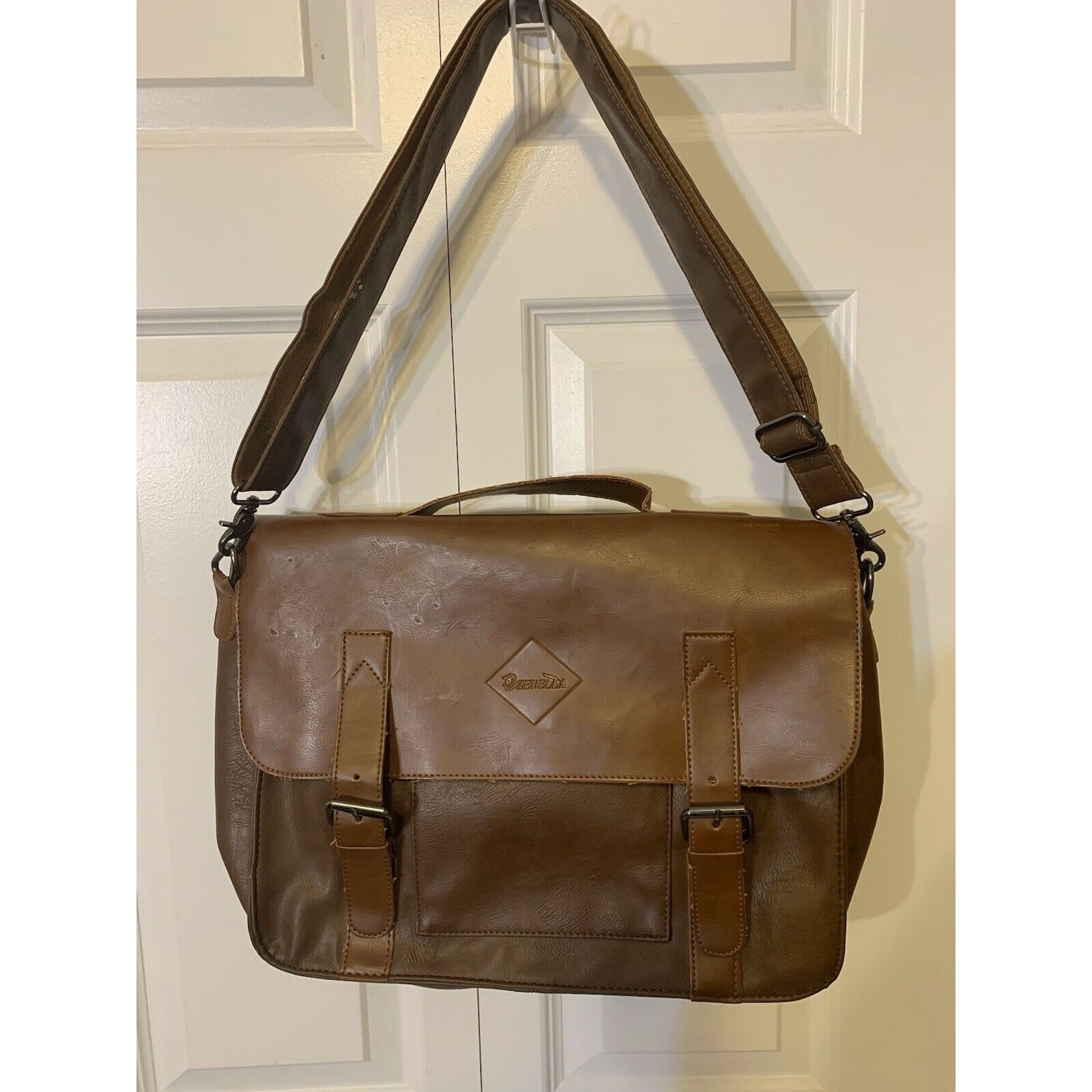 Other Ozebella Brown Flap Buckle Closure Leather Bag Backpack Mess Size ONE SIZE - 1 Thumbnail