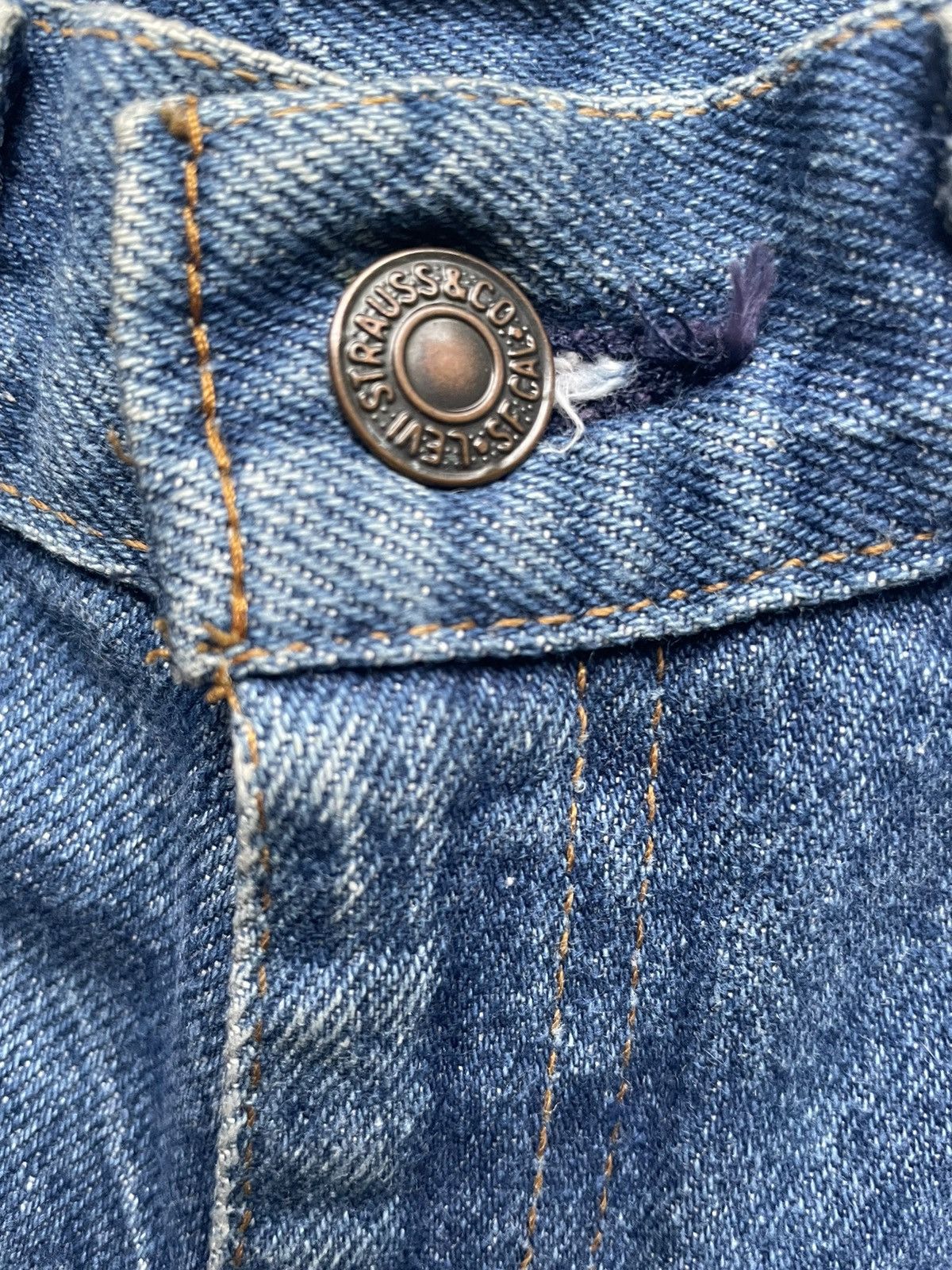 Levi's Vintage & Rare 70’s Levis White Tab Jeans Size US 30 / EU 46 - 18 Thumbnail