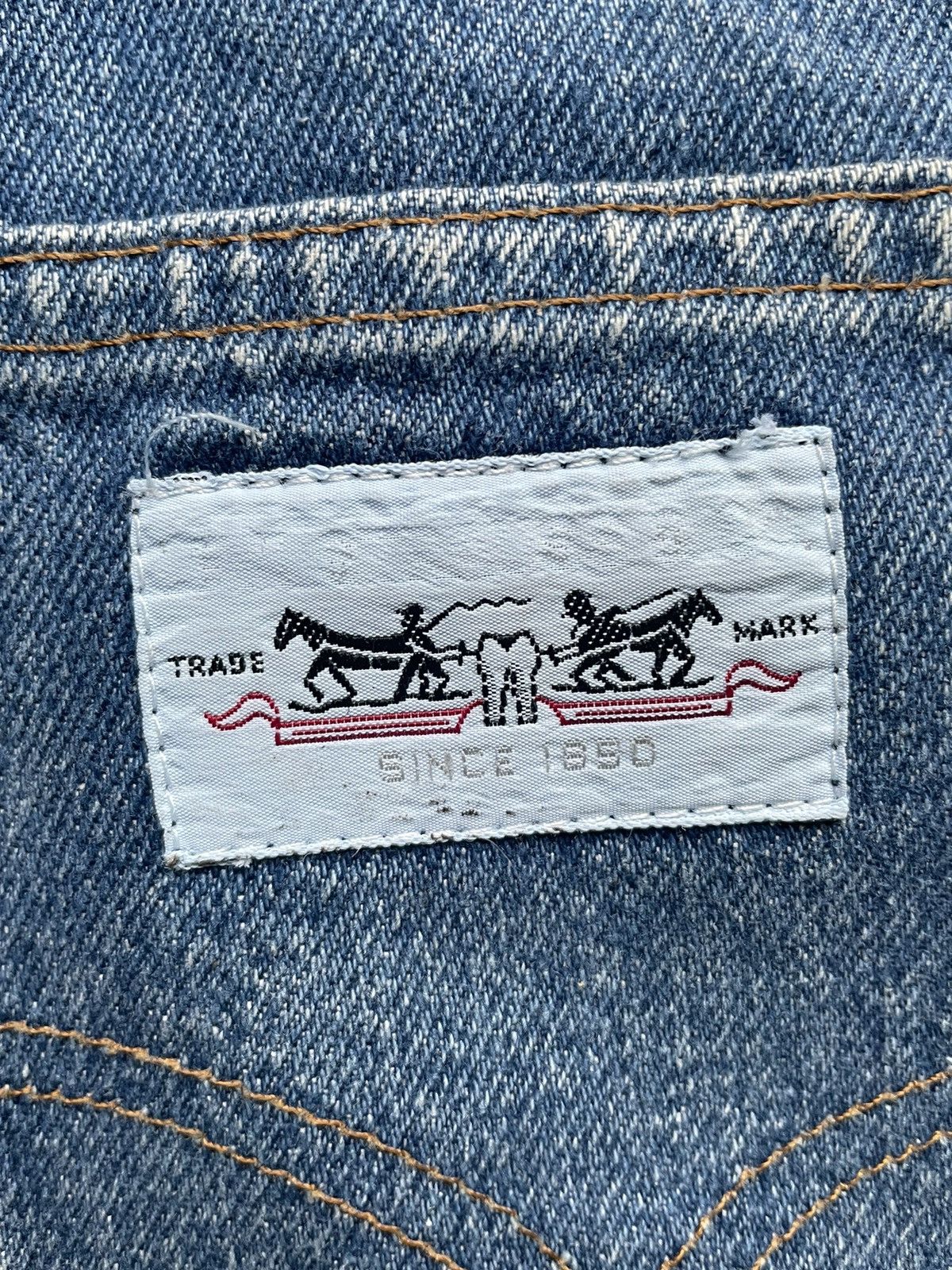 Levi's Vintage & Rare 70’s Levis White Tab Jeans Size US 30 / EU 46 - 11 Thumbnail