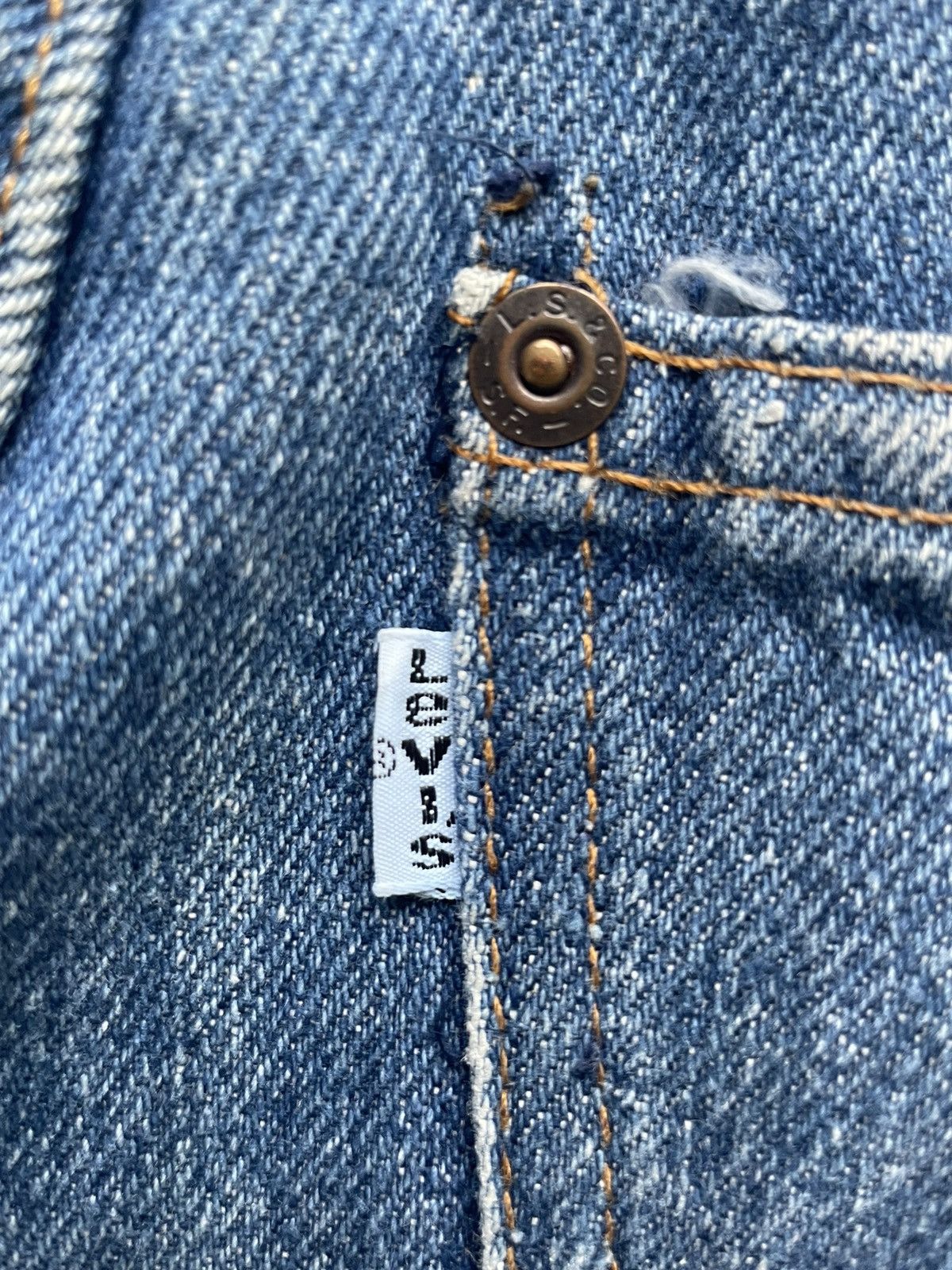 Levi's Vintage & Rare 70’s Levis White Tab Jeans Size US 30 / EU 46 - 10 Thumbnail