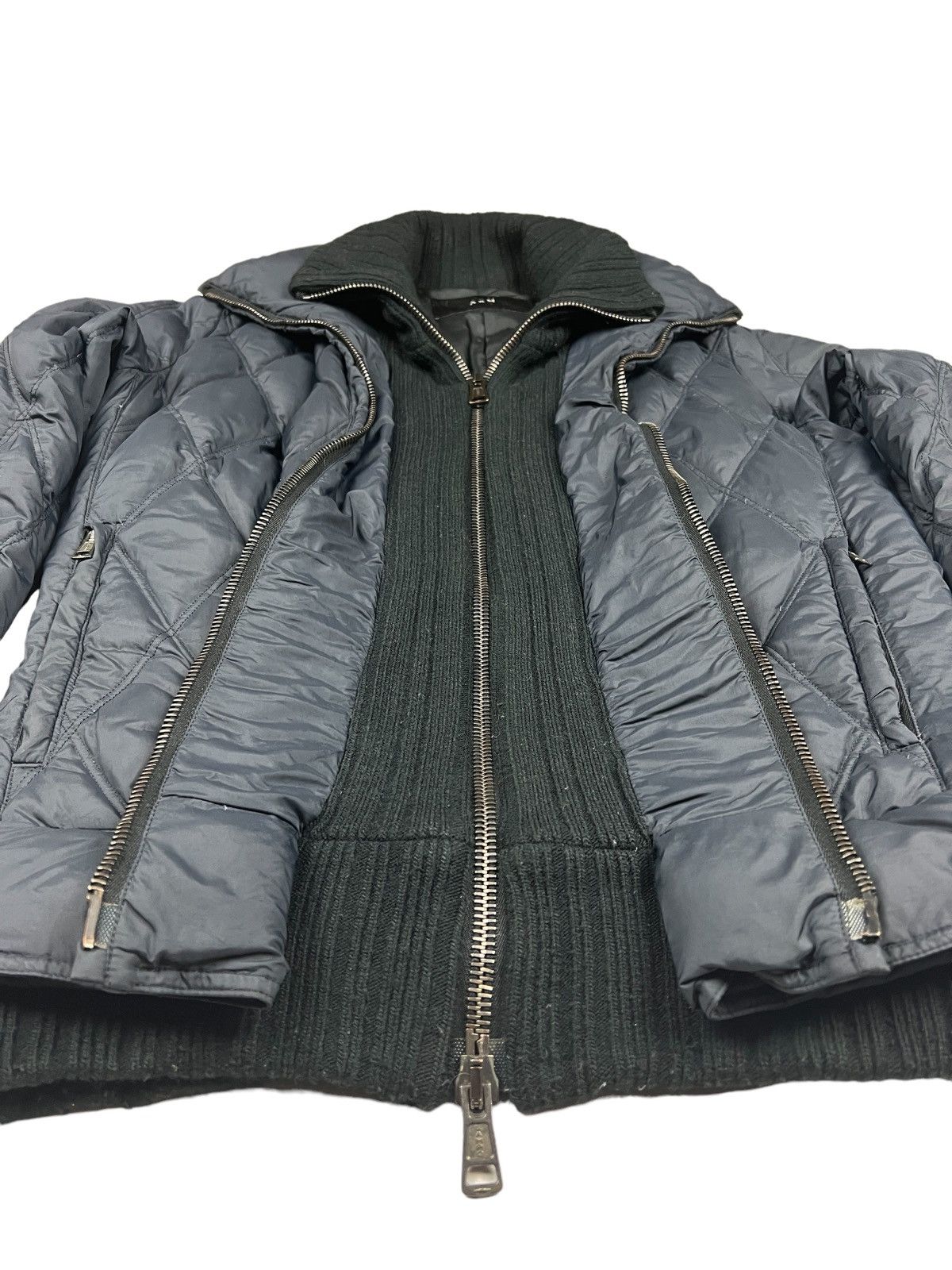 AKM AKM 🇯🇵 Hybrid Quilted Zipper Down Jacket Size US M / EU 48-50 / 2 - 5 Thumbnail