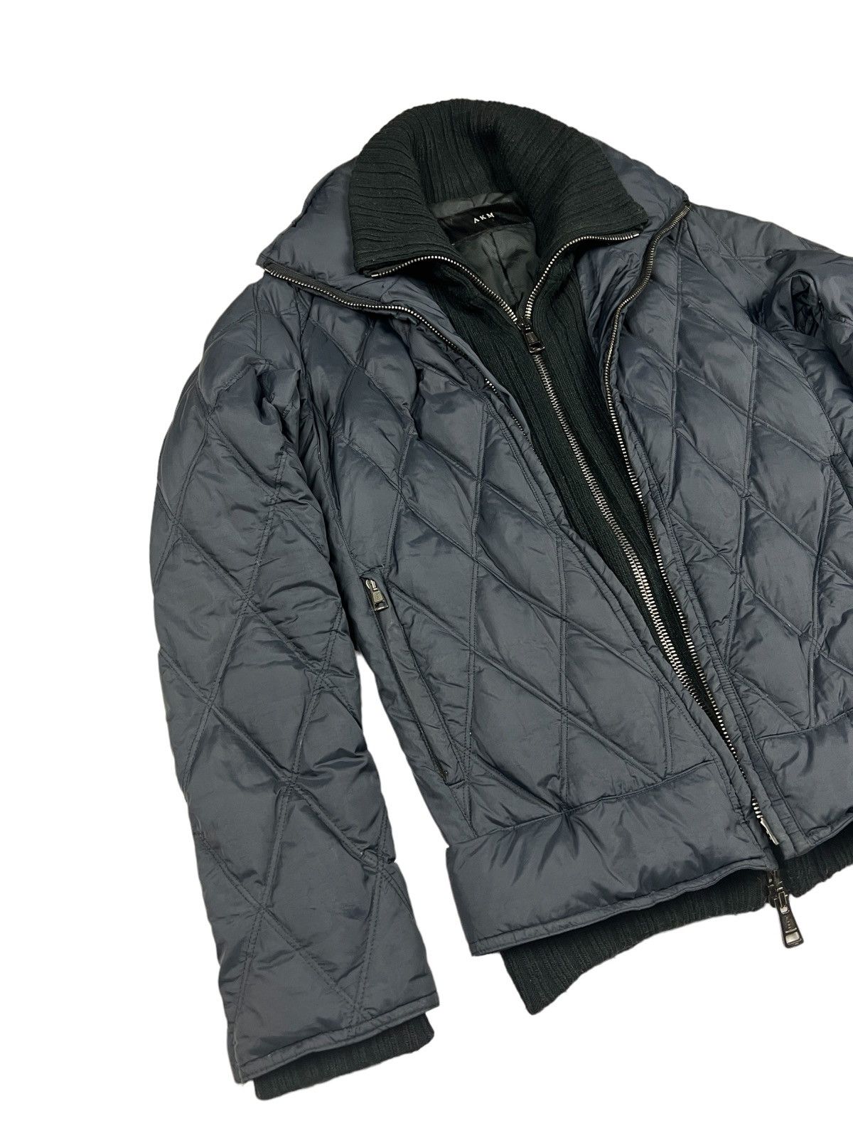 AKM AKM 🇯🇵 Hybrid Quilted Zipper Down Jacket Size US M / EU 48-50 / 2 - 3 Thumbnail