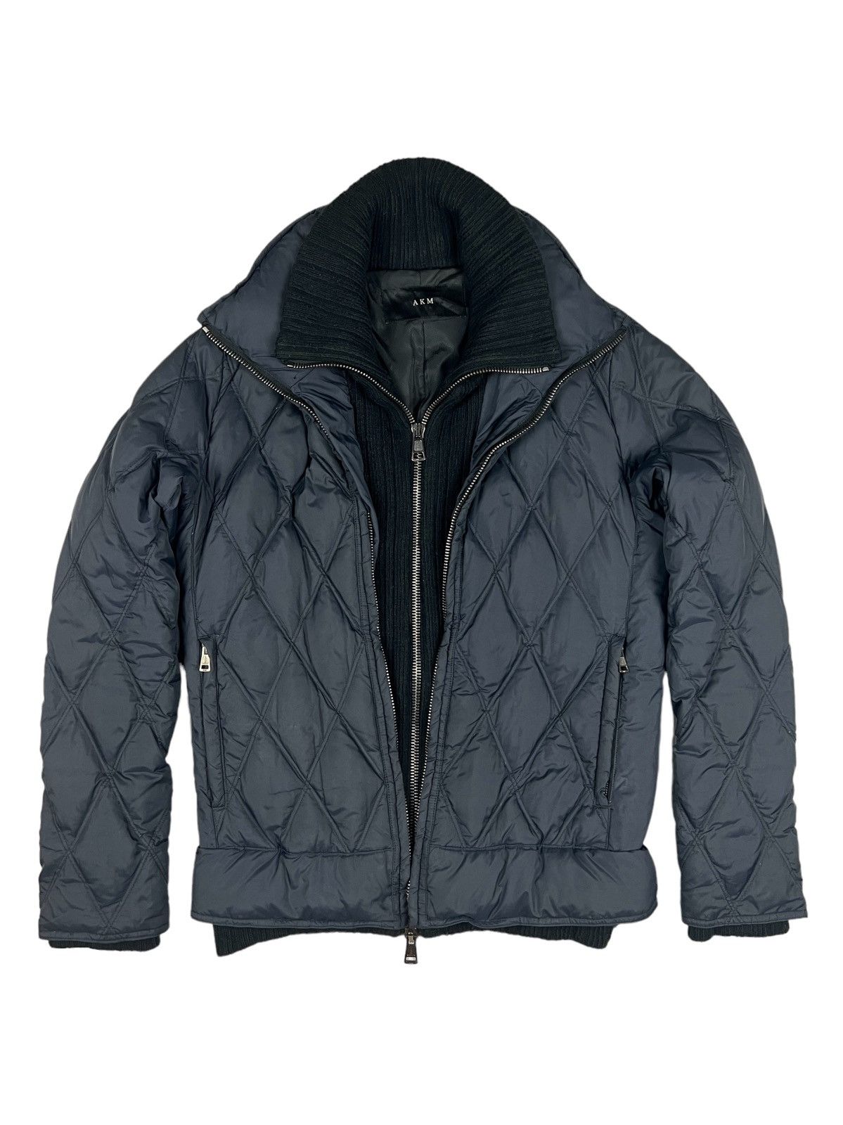 AKM AKM 🇯🇵 Hybrid Quilted Zipper Down Jacket Size US M / EU 48-50 / 2 - 6 Thumbnail