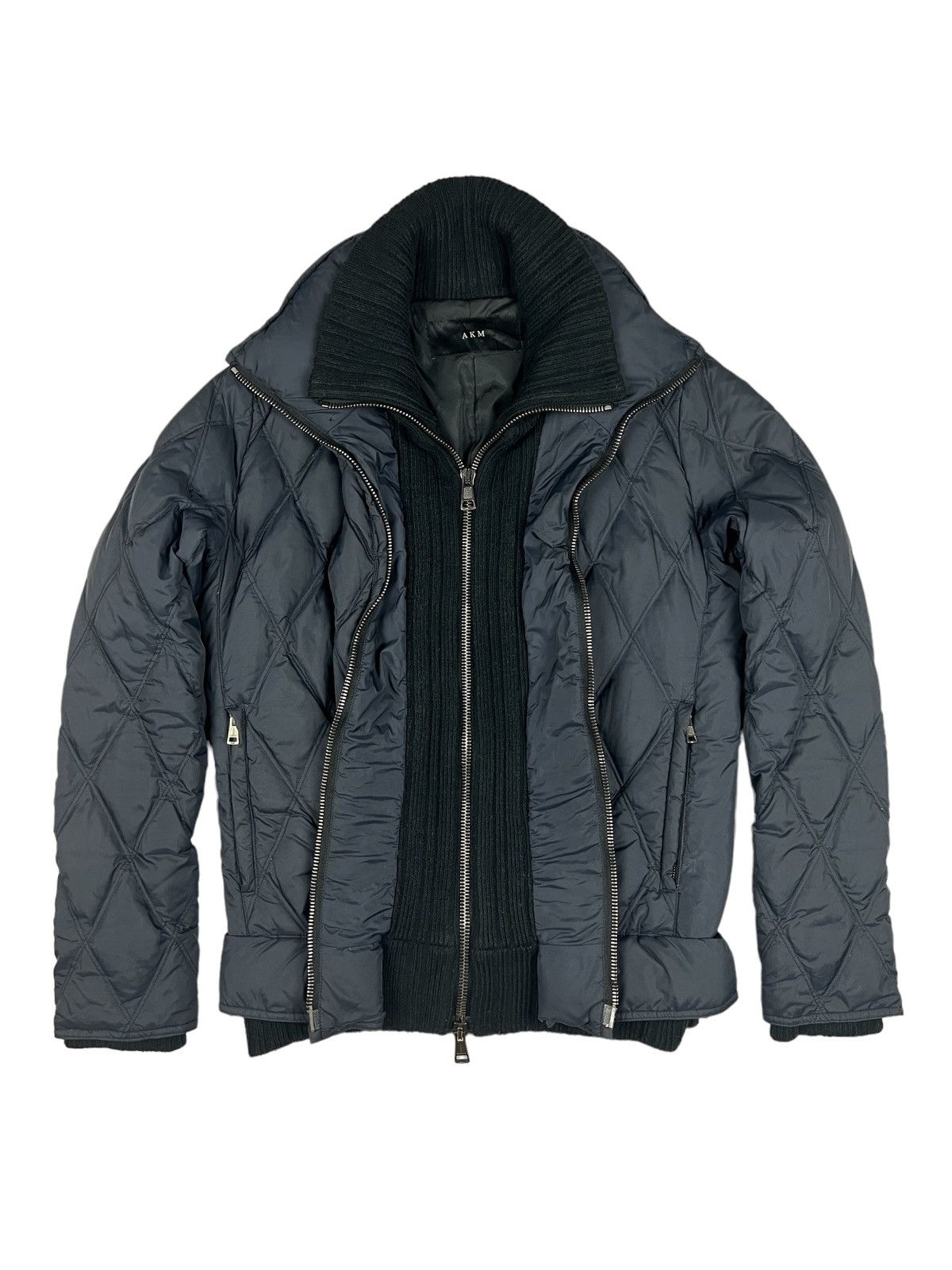 AKM AKM 🇯🇵 Hybrid Quilted Zipper Down Jacket Size US M / EU 48-50 / 2 - 1 Thumbnail