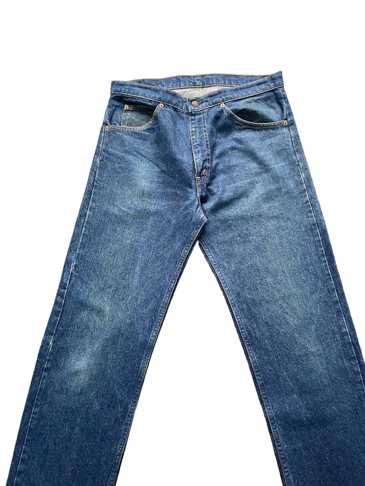 Levi's Vintage & Rare 1990 Levis 505 No Belt Loops Jeans Size US 34 / EU 50 - 3 Thumbnail