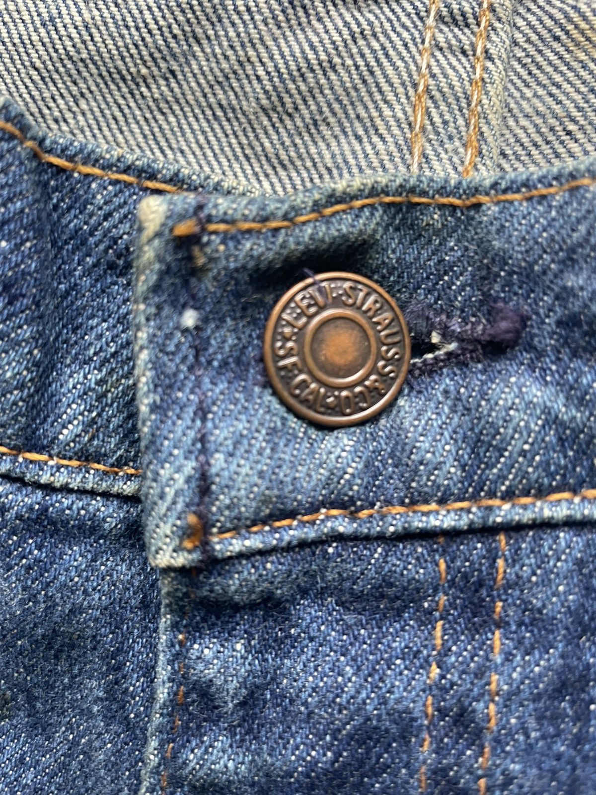 Levi's Vintage & Rare 1990 Levis 505 No Belt Loops Jeans Size US 34 / EU 50 - 16 Thumbnail