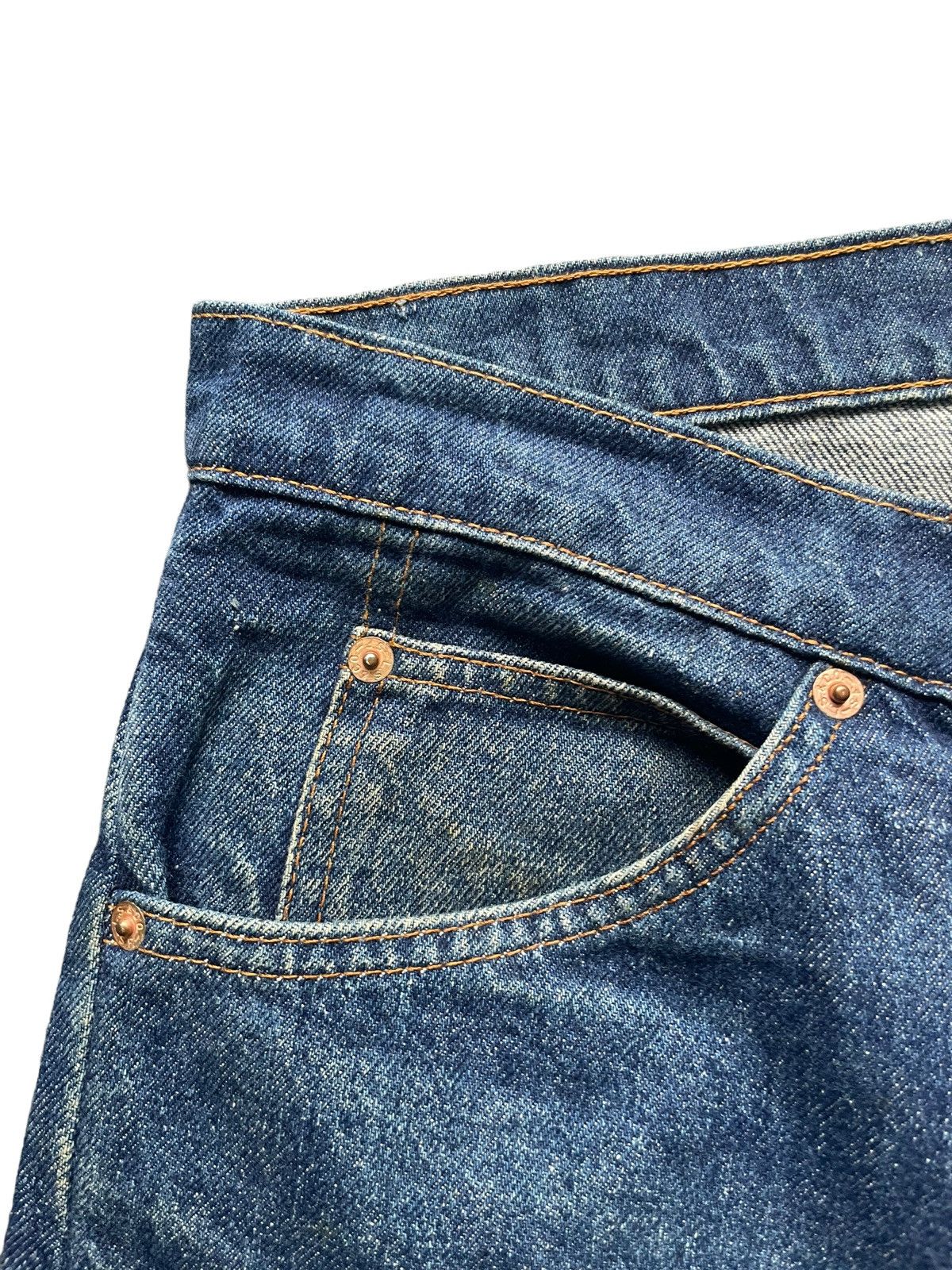 Levi's Vintage & Rare 1990 Levis 505 No Belt Loops Jeans Size US 34 / EU 50 - 5 Thumbnail