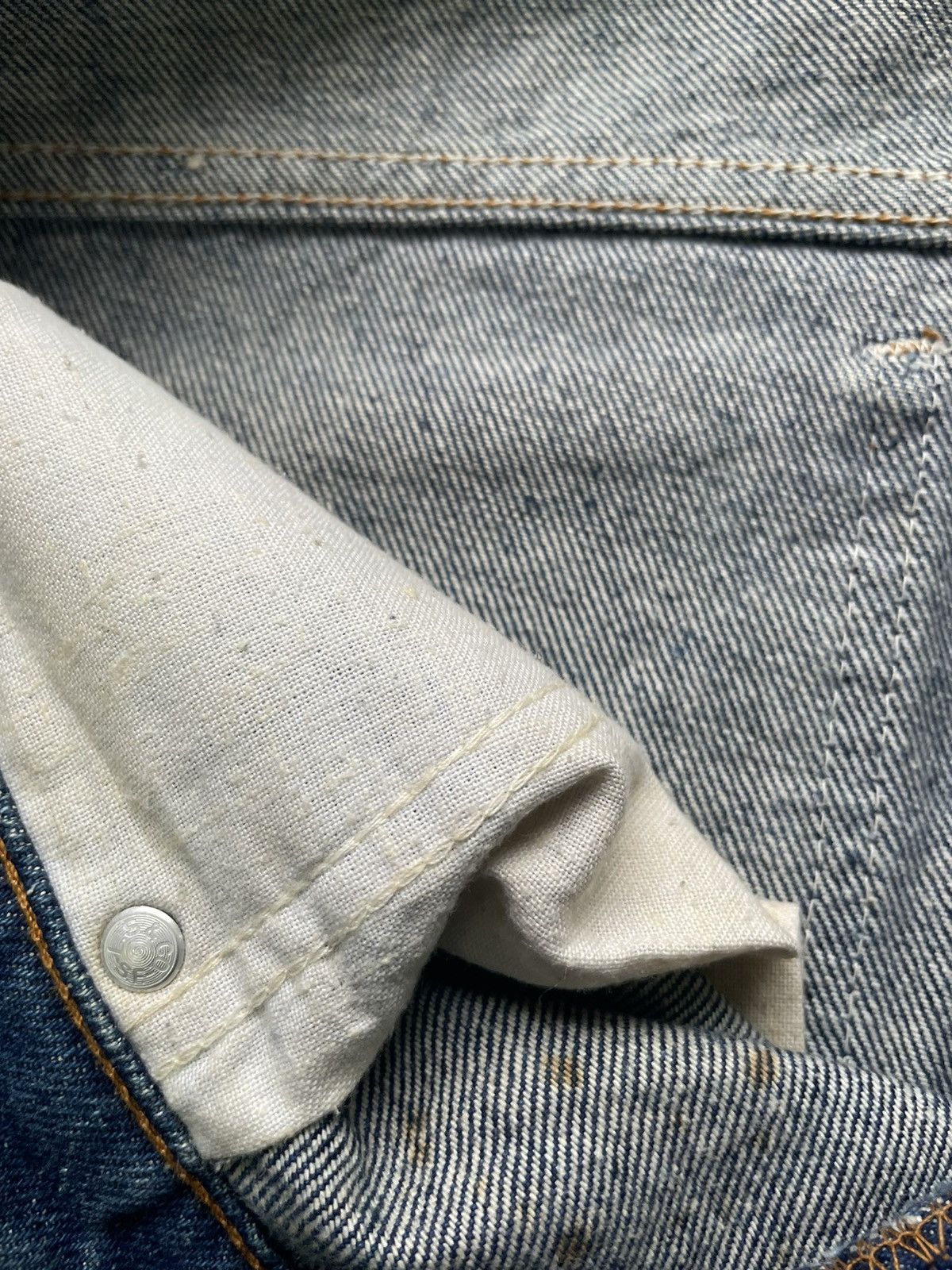 Levi's Vintage & Rare 1990 Levis 505 No Belt Loops Jeans Size US 34 / EU 50 - 14 Thumbnail