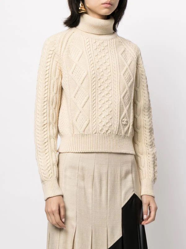 Chanel Vintage 1996 Chanel Knitted Construction Wool Jumper Size M / US 6-8 / IT 42-44 - 1 Thumbnail