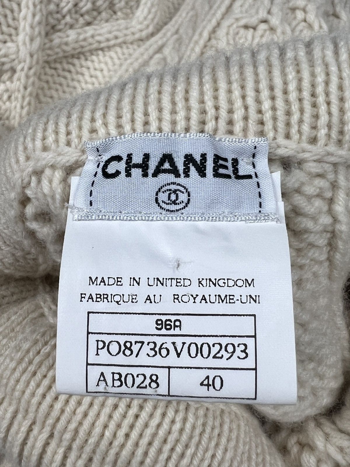 Chanel Vintage 1996 Chanel Knitted Construction Wool Jumper Size M / US 6-8 / IT 42-44 - 20 Thumbnail