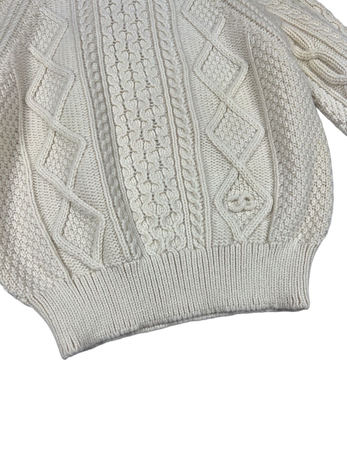 Chanel Vintage 1996 Chanel Knitted Construction Wool Jumper Size M / US 6-8 / IT 42-44 - 16 Thumbnail