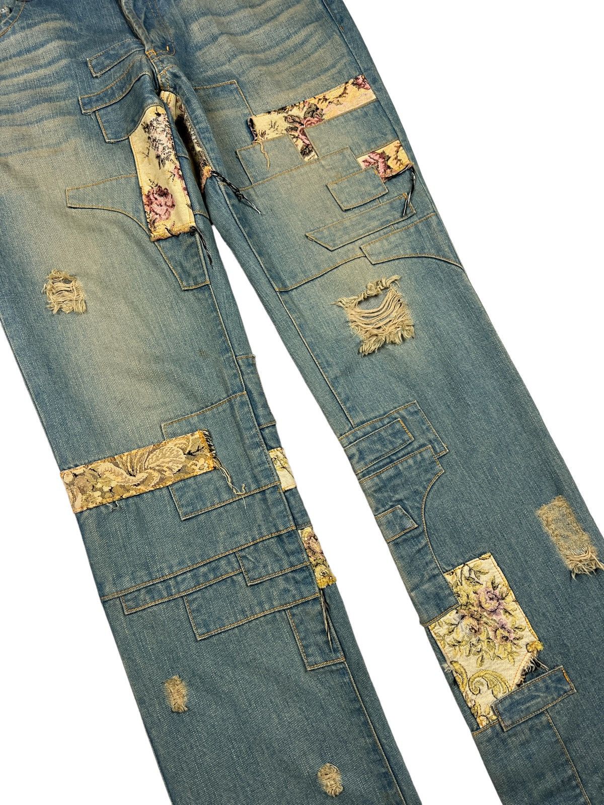 Issey Miyake Sunao Kuwahara Issey Miyake Reconstruct Multifabric Denim Size US 34 / EU 50 - 5 Thumbnail