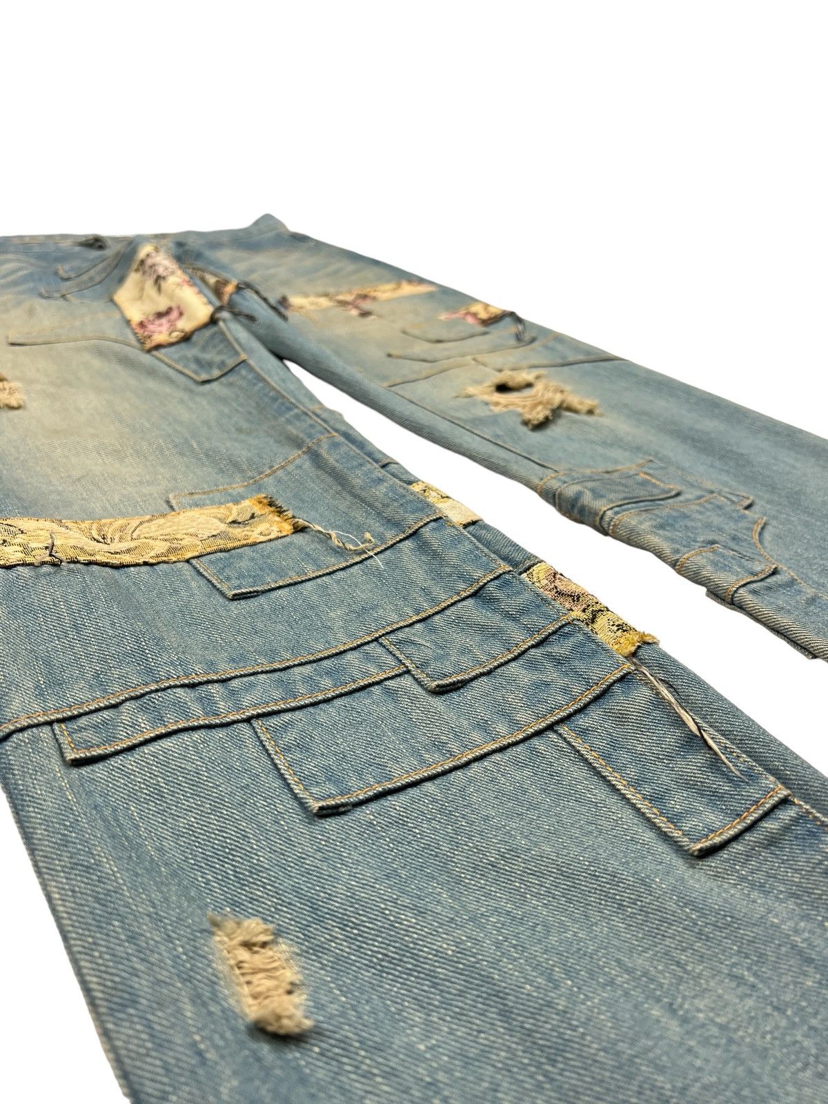 Issey Miyake Sunao Kuwahara Issey Miyake Reconstruct Multifabric Denim Size US 34 / EU 50 - 7 Thumbnail