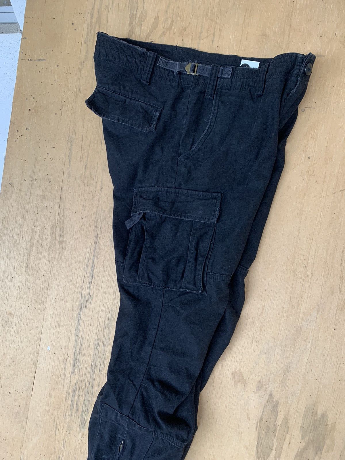 Japanese Brand × Vintage × Vision Streetwear Jungle Storm Flared Trouser Cargo Pant Size US 34 / EU 50 - 3 Thumbnail
