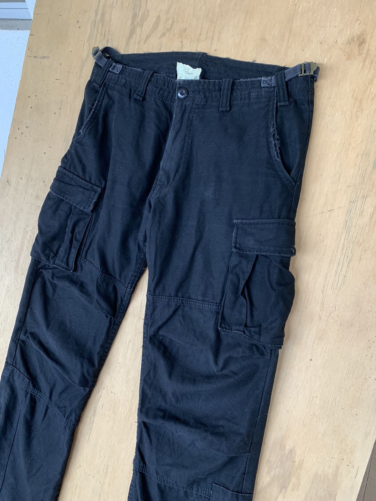 Japanese Brand × Vintage × Vision Streetwear Jungle Storm Flared Trouser Cargo Pant Size US 34 / EU 50 - 2 Thumbnail