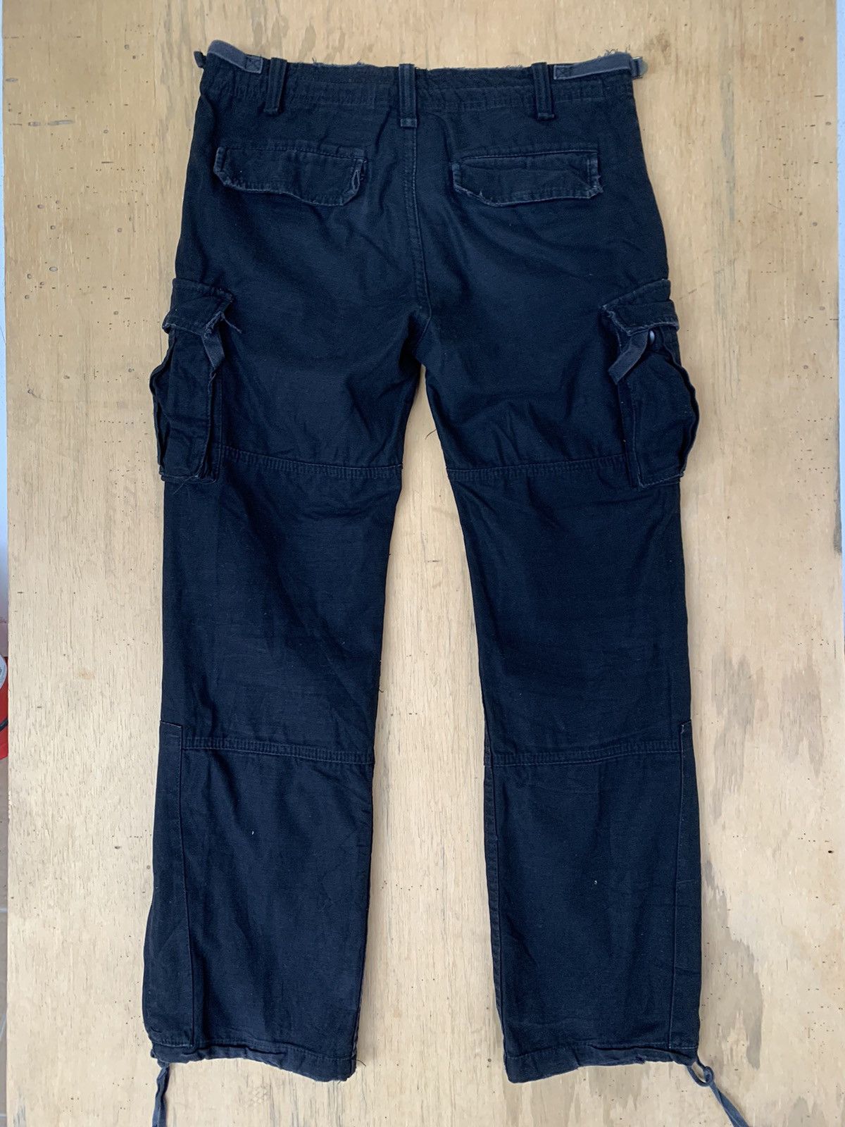 Japanese Brand × Vintage × Vision Streetwear Jungle Storm Flared Trouser Cargo Pant Size US 34 / EU 50 - 4 Thumbnail