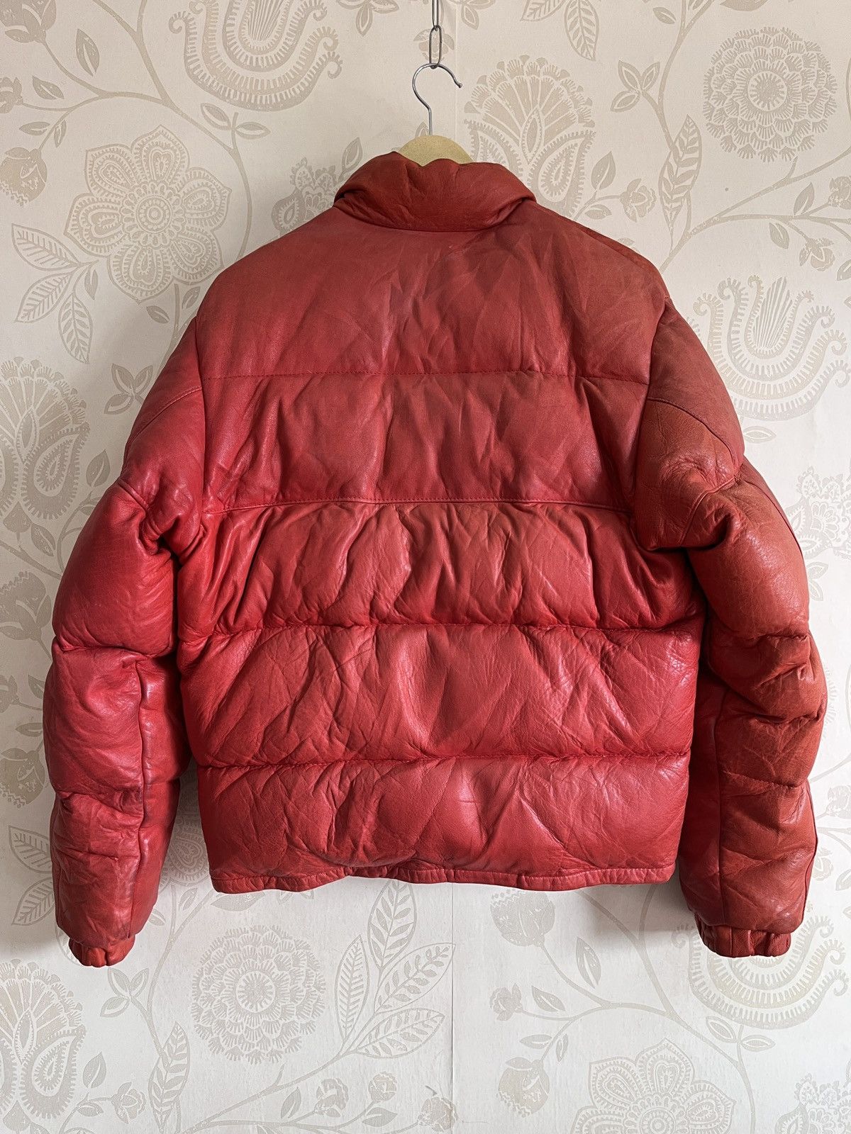 Genuine Leather × Schott × Vintage Vintage Schott Puffer Down Sheepskin Leather Jacket Goose Size US M / EU 48-50 / 2 - 25 Thumbnail