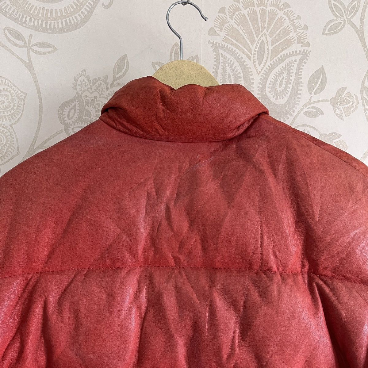Genuine Leather × Schott × Vintage Vintage Schott Puffer Down Sheepskin Leather Jacket Goose Size US M / EU 48-50 / 2 - 23 Thumbnail