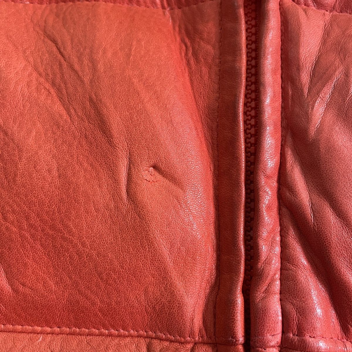Genuine Leather × Schott × Vintage Vintage Schott Puffer Down Sheepskin Leather Jacket Goose Size US M / EU 48-50 / 2 - 9 Thumbnail